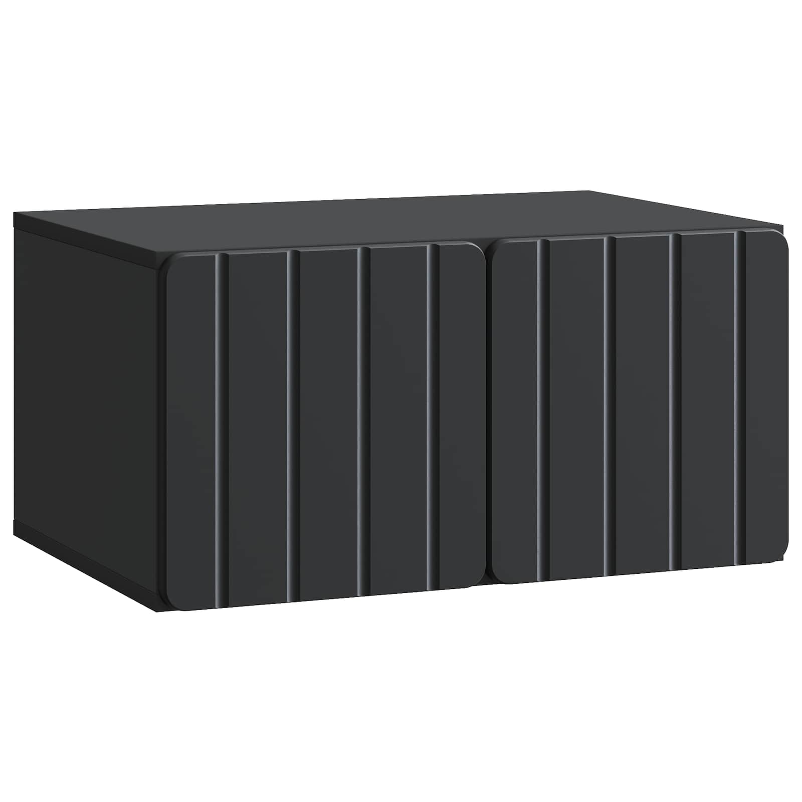 TV ormar za zid 59,5 x 41 x 30 cm Crna Konstruirano drvo