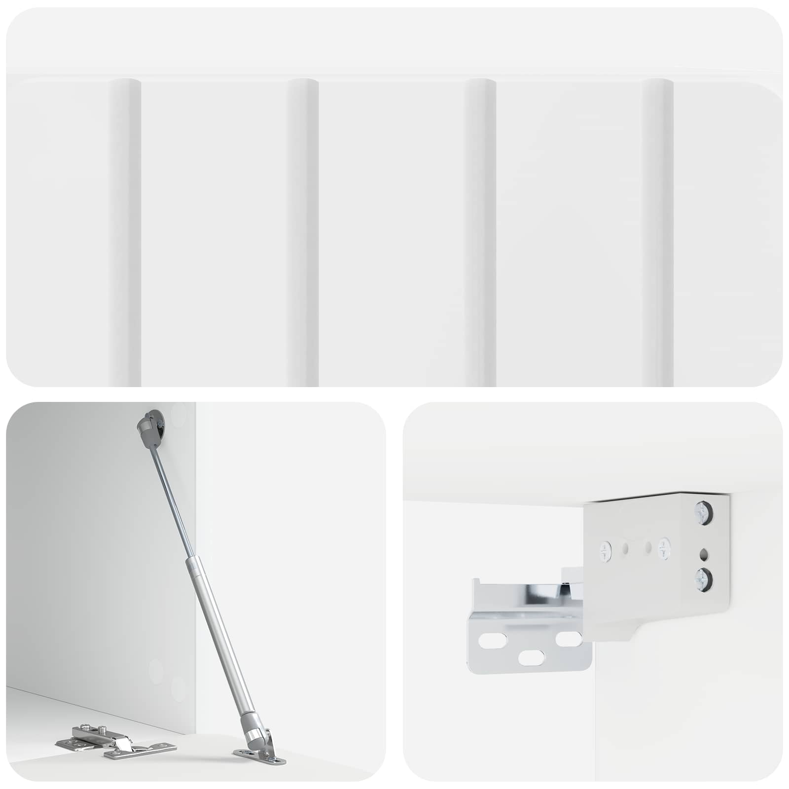 TV ormar za zid 59,5 x 41 x 30 cm Bijela visokog sjaja