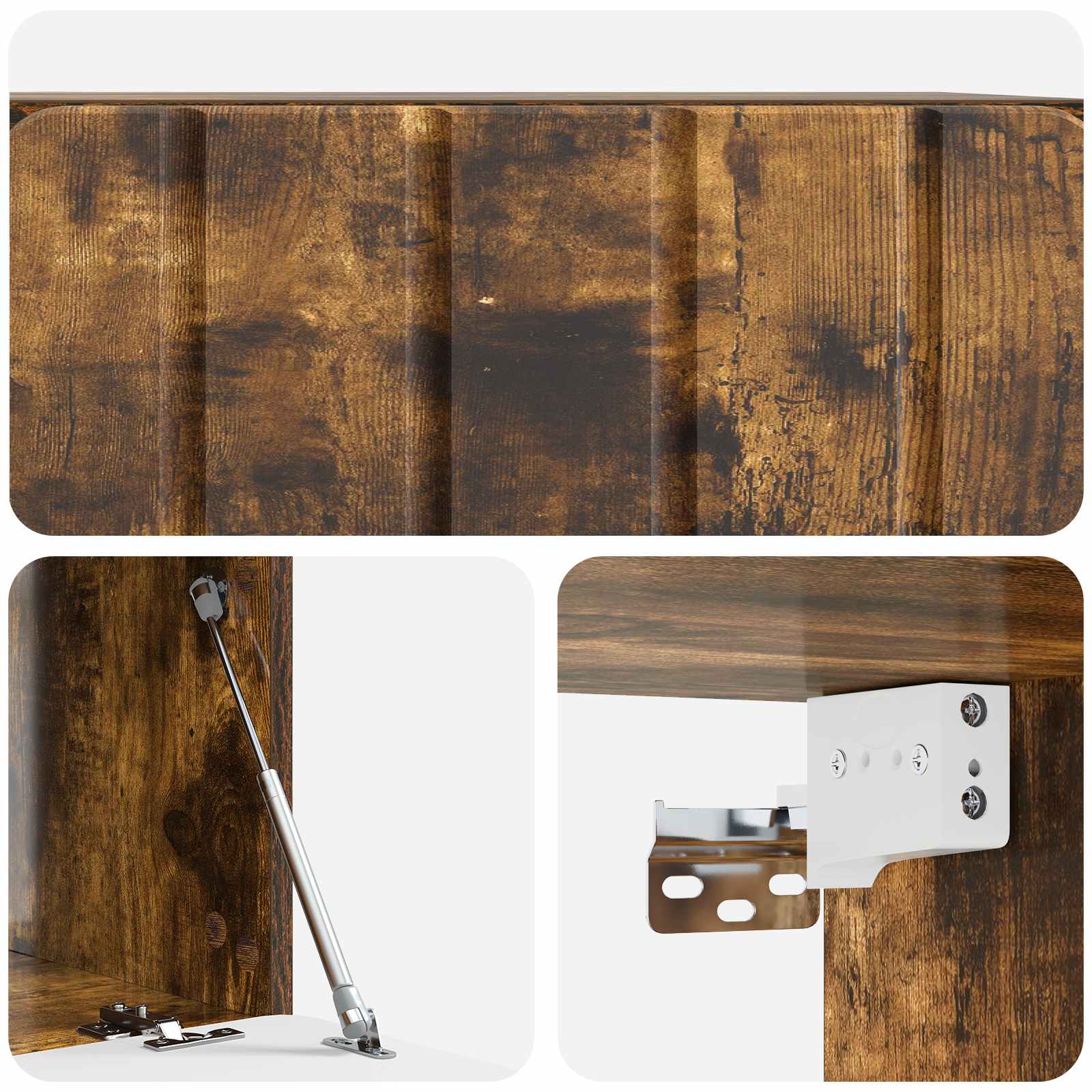 TV ormar za zid 59,5 x 41 x 30 cm Dimljeni hrast