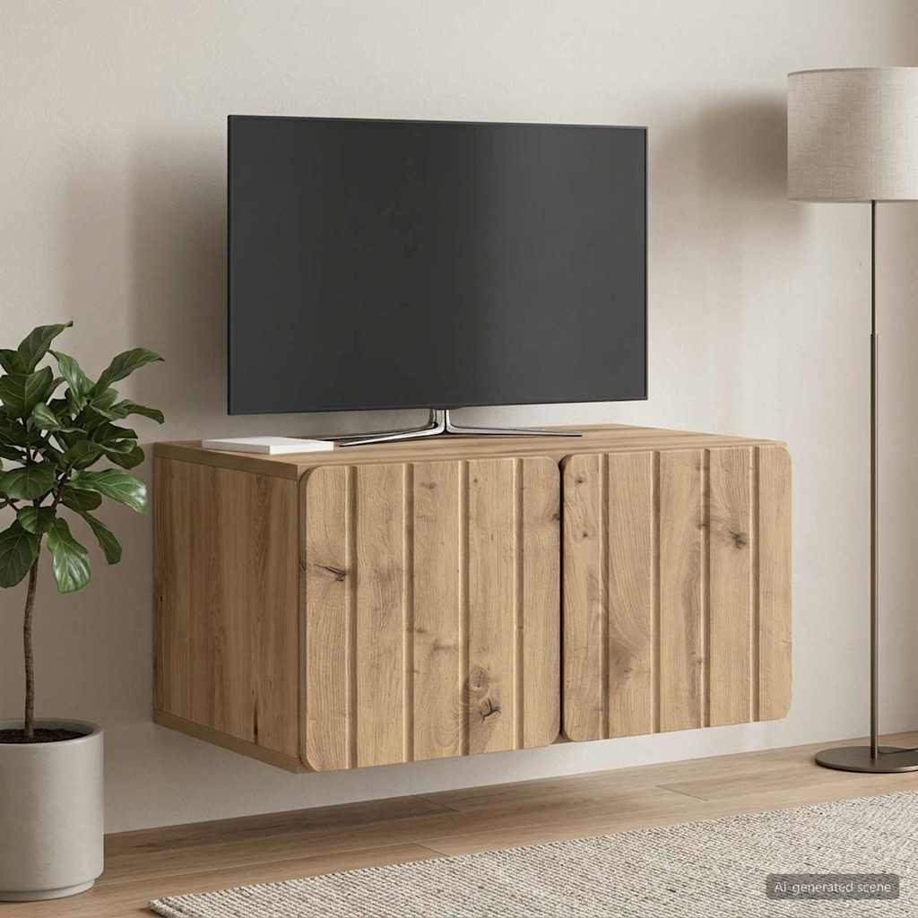 TV ormar za zid 59,5 x 41 x 30 cm Hrast artisan