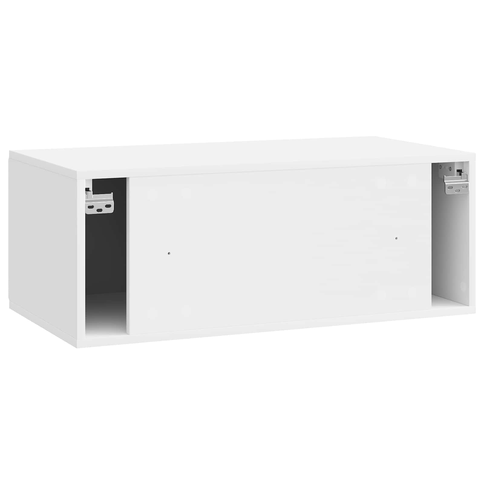 TV ormar za zid Zidne Bijela visokog sjaja 78,5 x 41 x 30 cm
