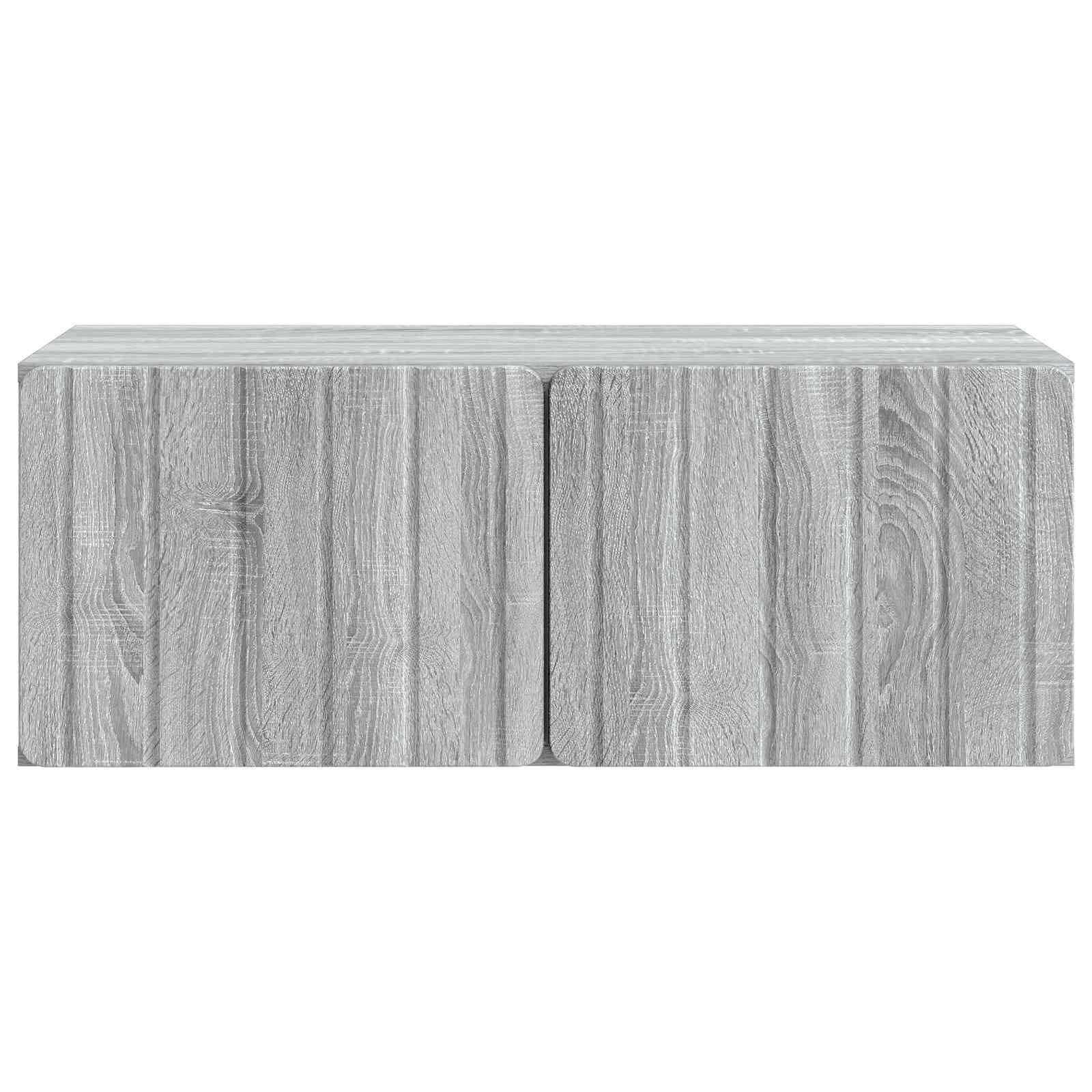 TV ormar za zid Siva sonoma 78,5 x 41 x 30 cm Konstruirano drvo