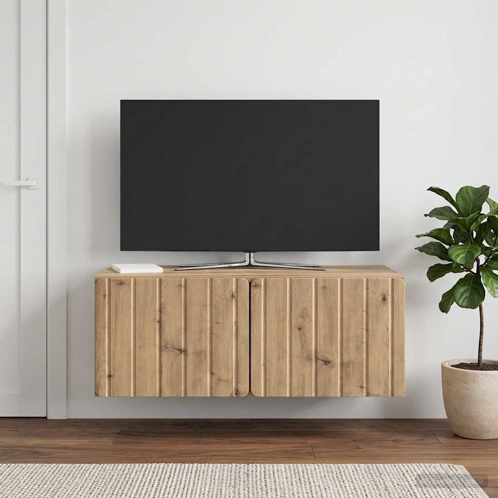 TV ormar za zid 78,5 x 41 x 30 cm Hrast artisan