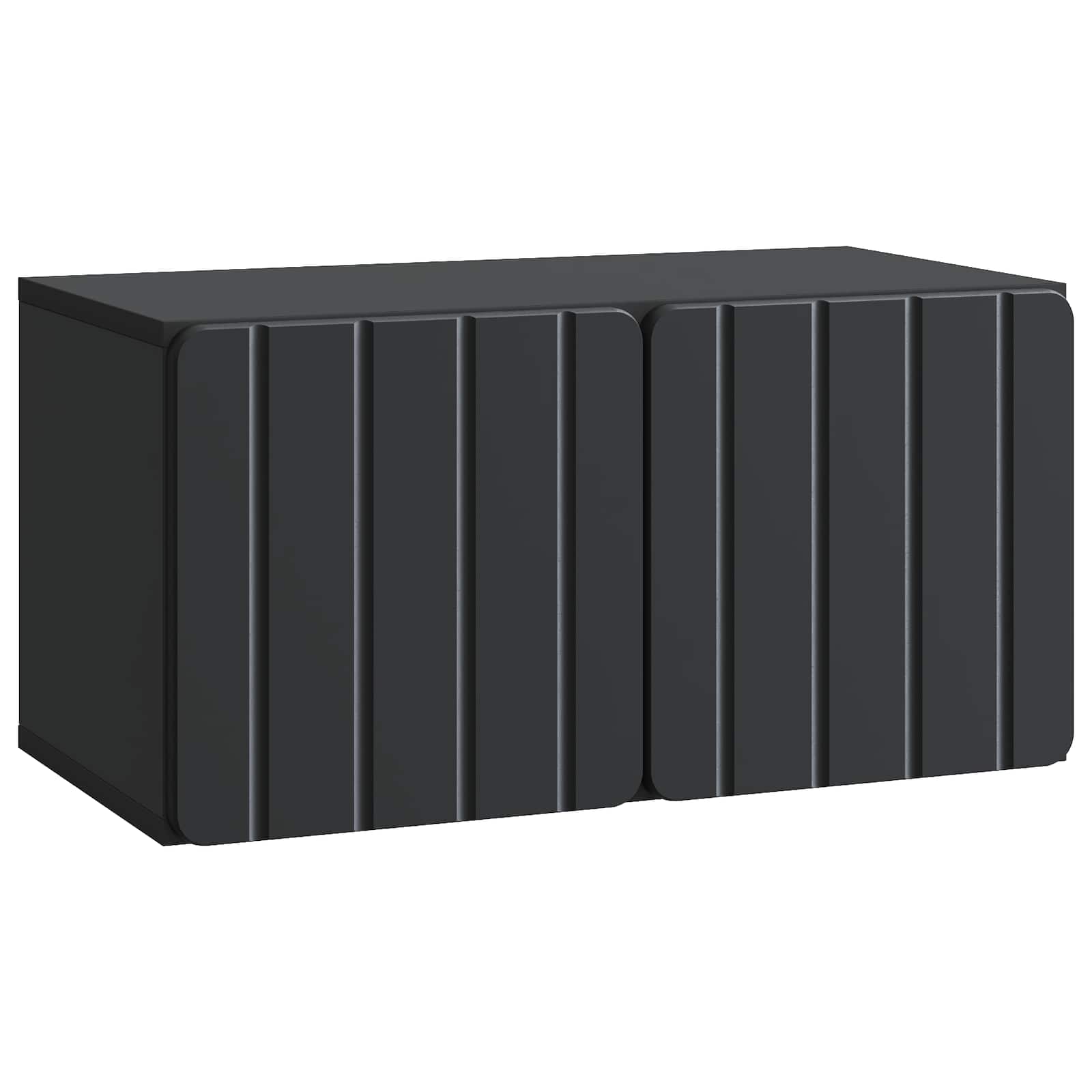TV ormar za zid 59,5 x 31 x 30 cm Crna Konstruirano drvo
