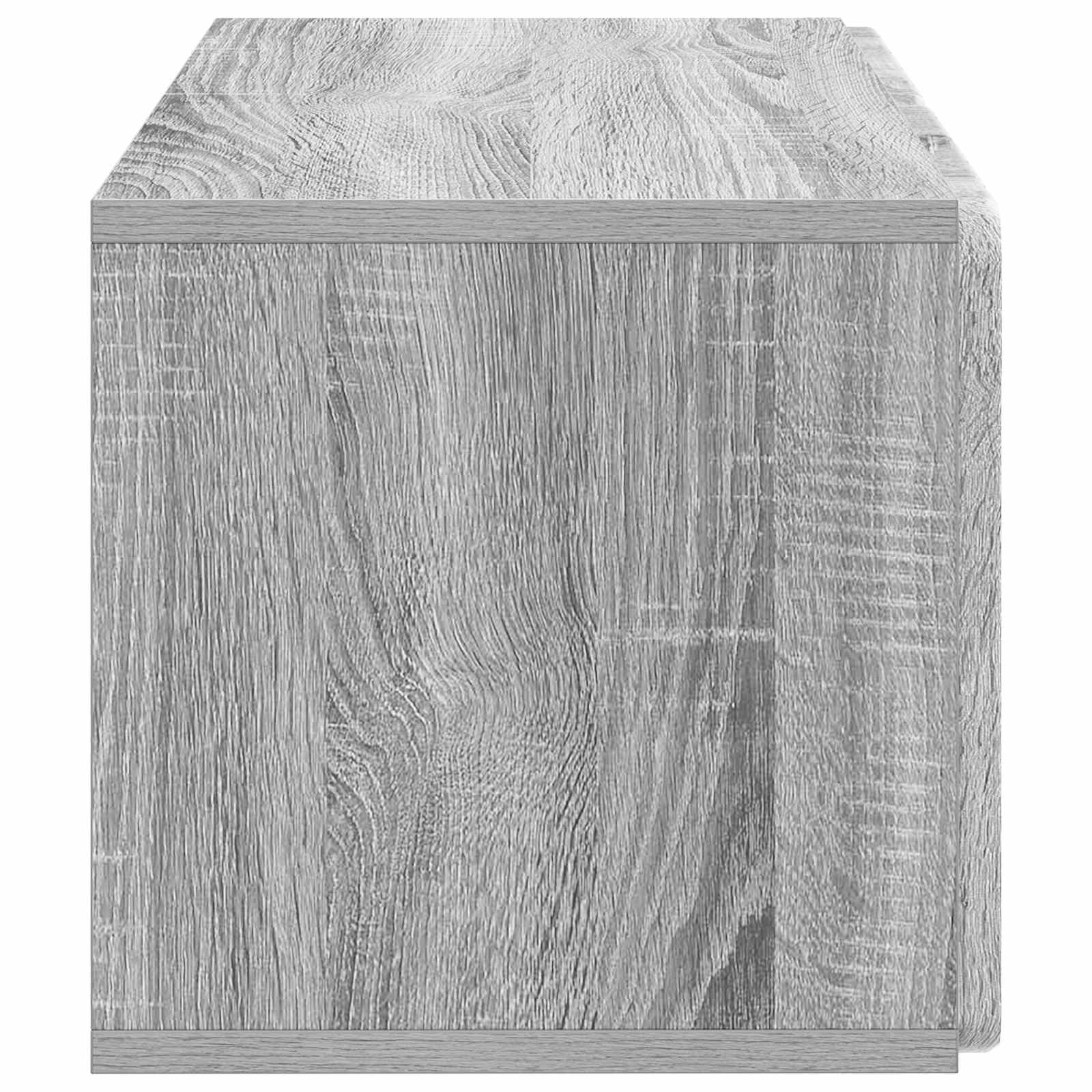 TV ormar za zid 59,5 x 31 x 30 cm Siva Sonoma Konstruirano drvo