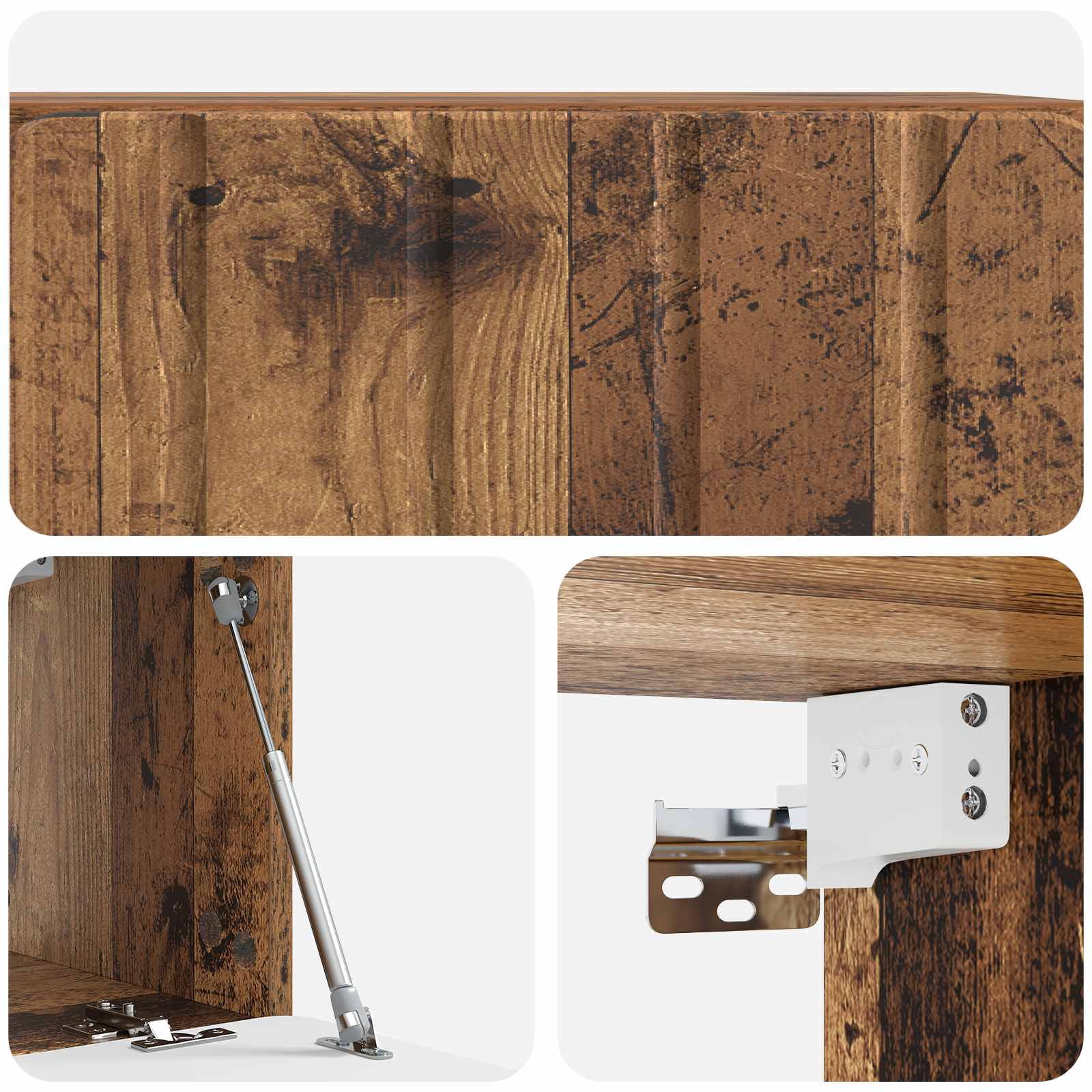 TV ormar za zid 59,5 x 31 x 30 cm Staro drvo Konstruirano drvo