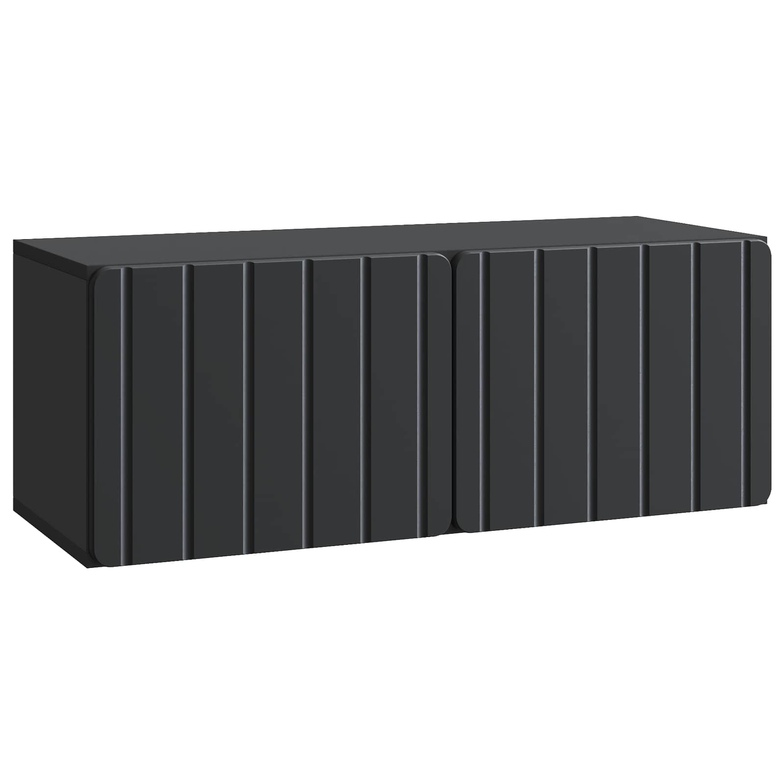 TV ormar za zid 78,5 x 31 x 30 cm Crna Konstruirano drvo