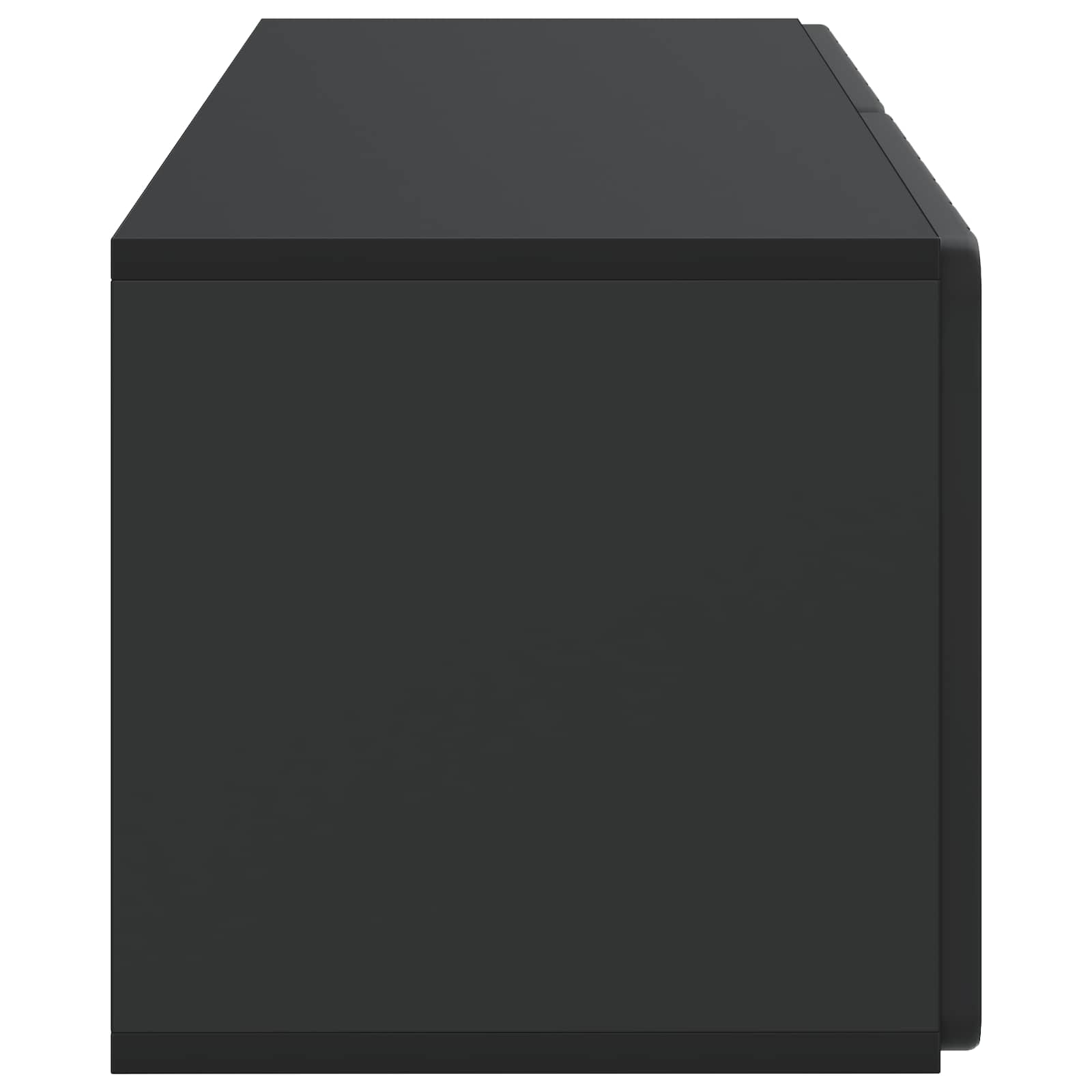 TV ormar za zid 78,5 x 31 x 30 cm Crna Konstruirano drvo