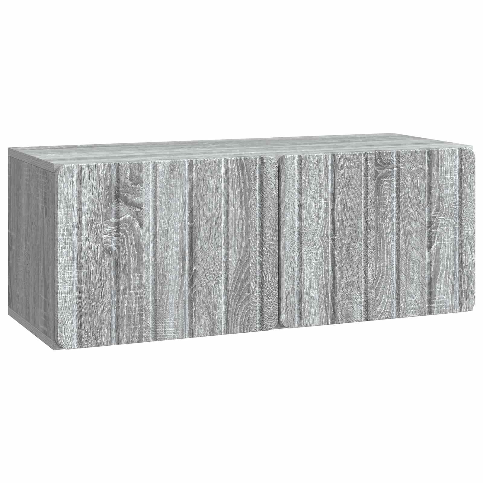 TV ormar za zid Siva sonoma 78,5 x 31 x 30 cm Konstruirano drvo