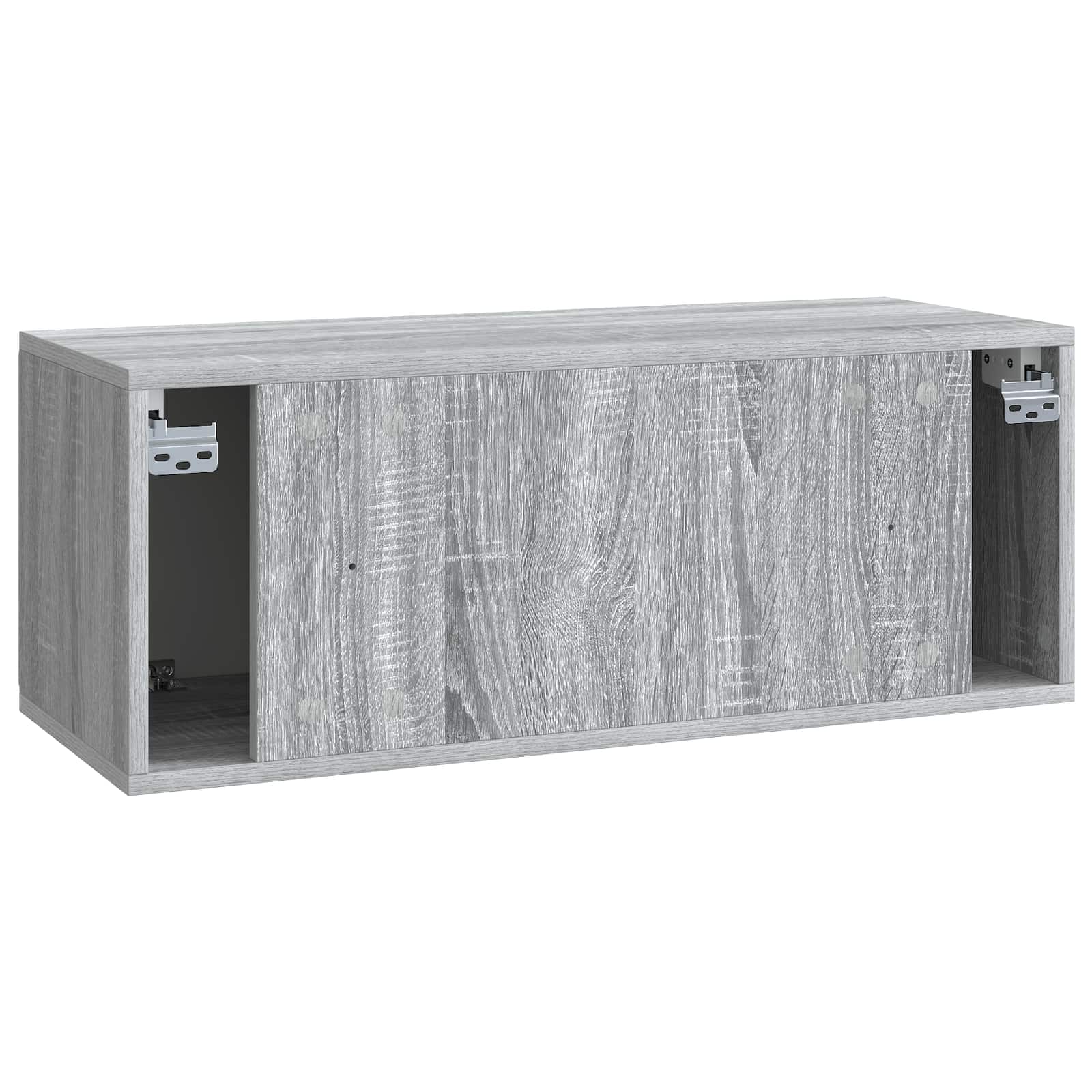 TV ormar za zid 78,5 x 31 x 30 cm Siva Sonoma Konstruirano drvo
