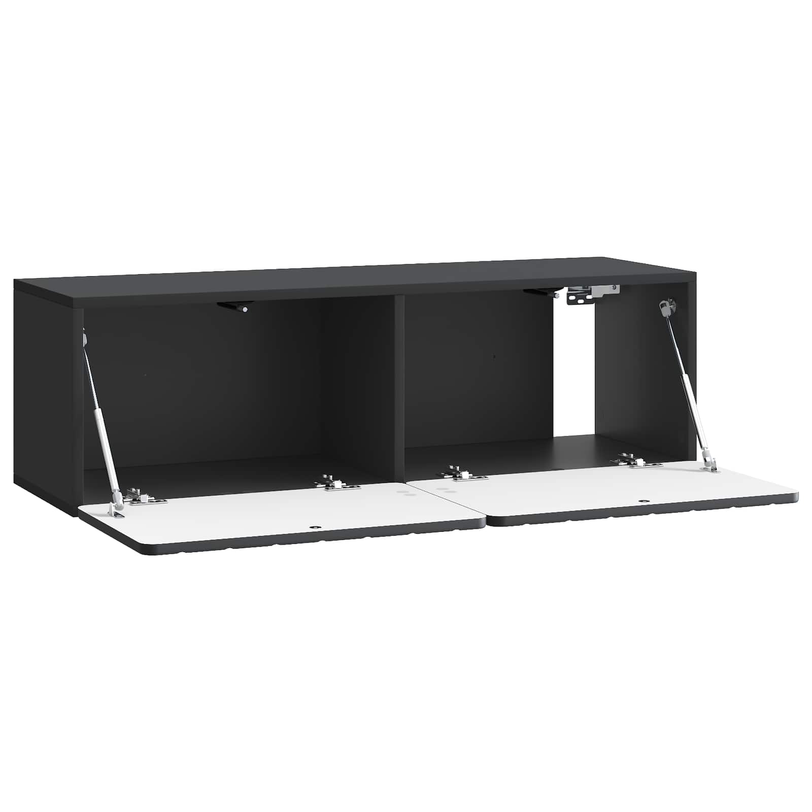 TV ormar za zid 98 x 31 x 30 cm Crna Konstruirano drvo