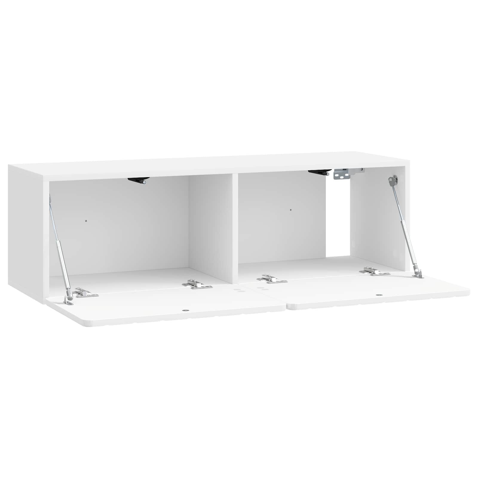 TV ormar za zid Zidne Bijela visokog sjaja 98 x 31 x 30 cm