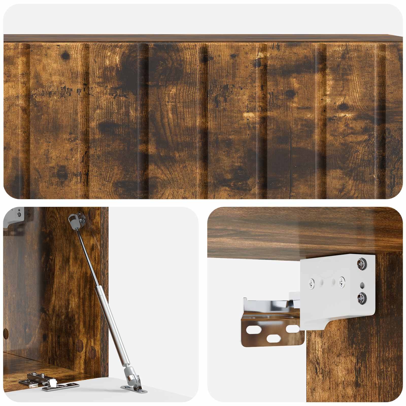 TV ormar za zid 98 x 31 x 30 cm Dimljeni hrast