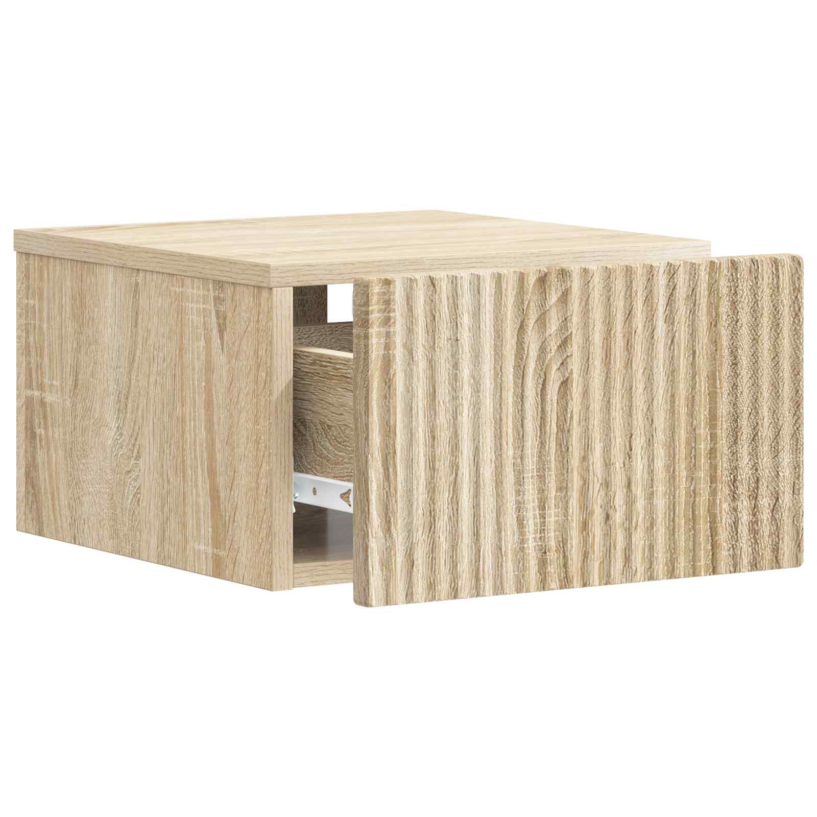 Noćni ormarić za montažu na zid Hrast sonoma 33 x 34,5 x 20 cm
