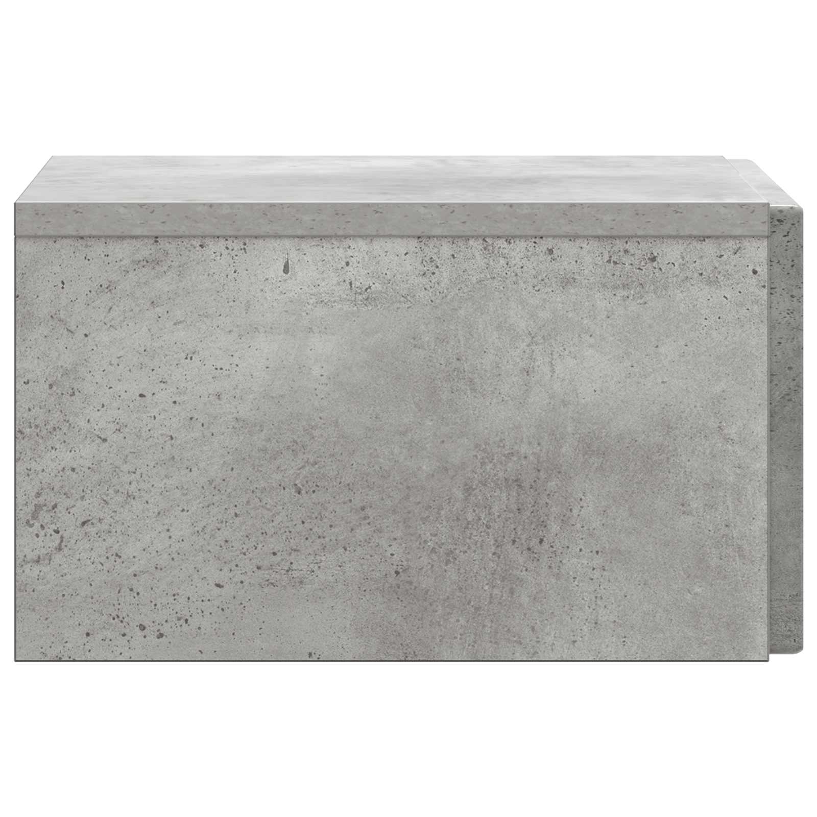 Noćni ormarić za montažu na zid Betonska siva 33 x 34,5 x 20 cm