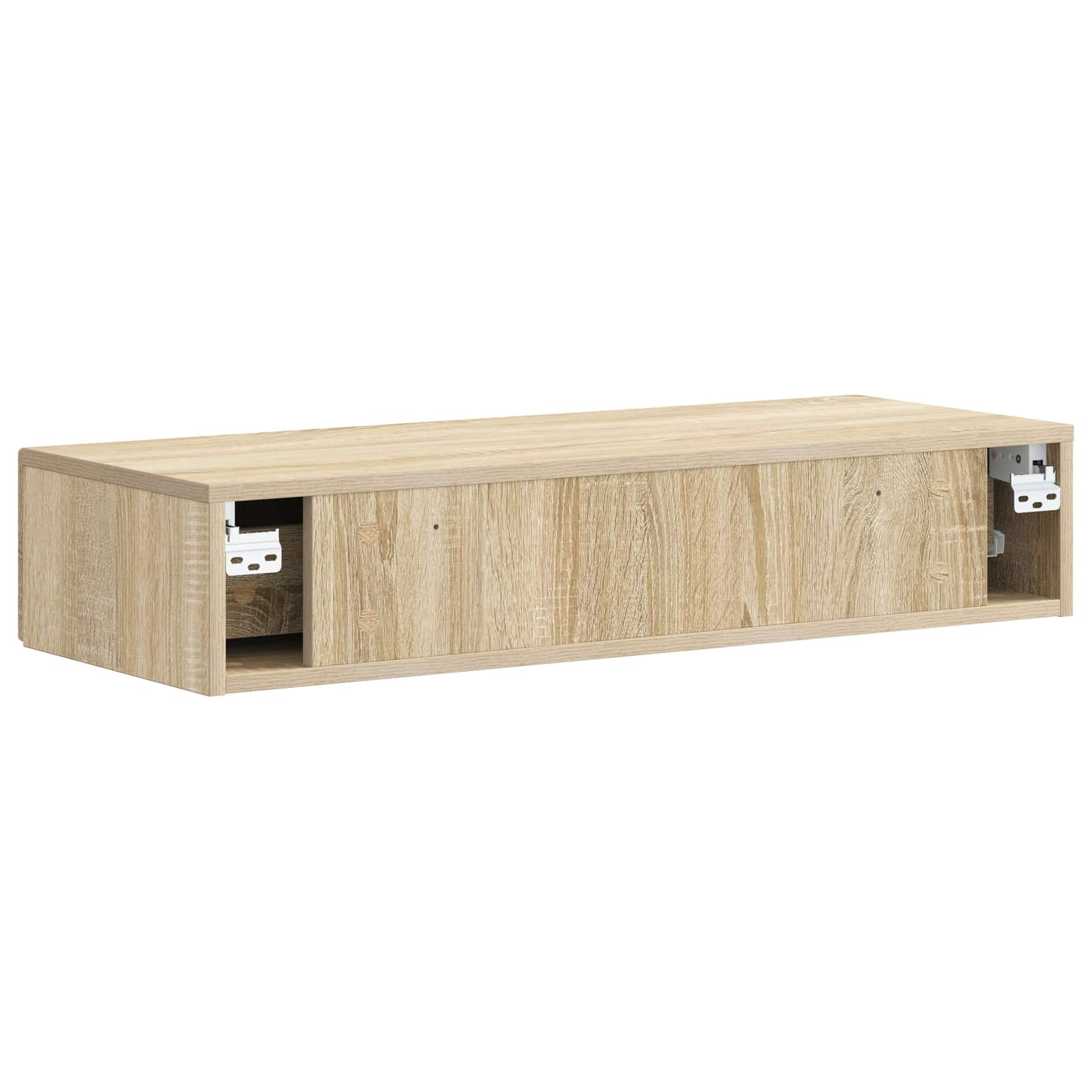 Stolna montirana na zid Hrast sonoma 87,5 x 34,5 x 17 cm