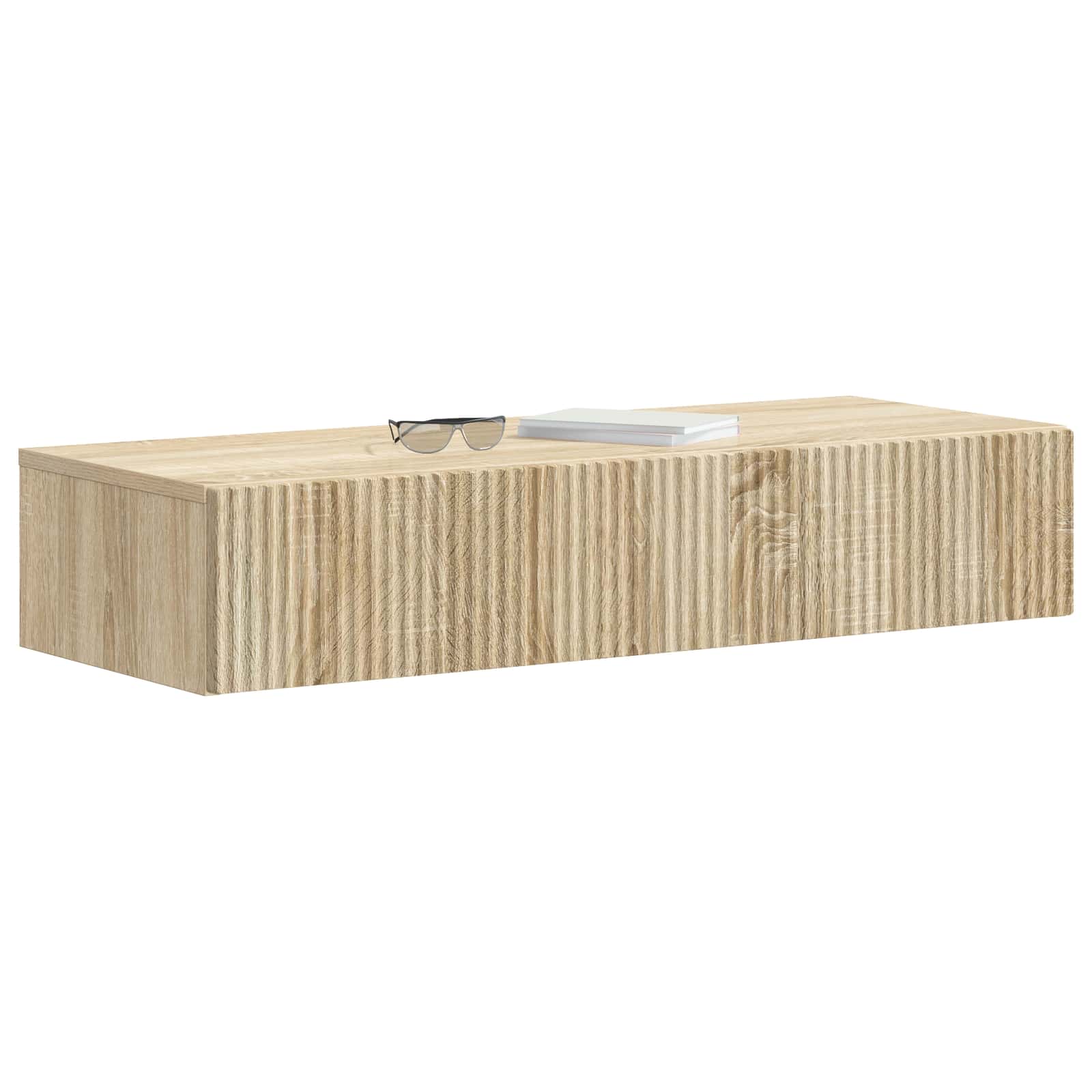 Stolna montirana na zid Hrast sonoma 87,5 x 34,5 x 17 cm