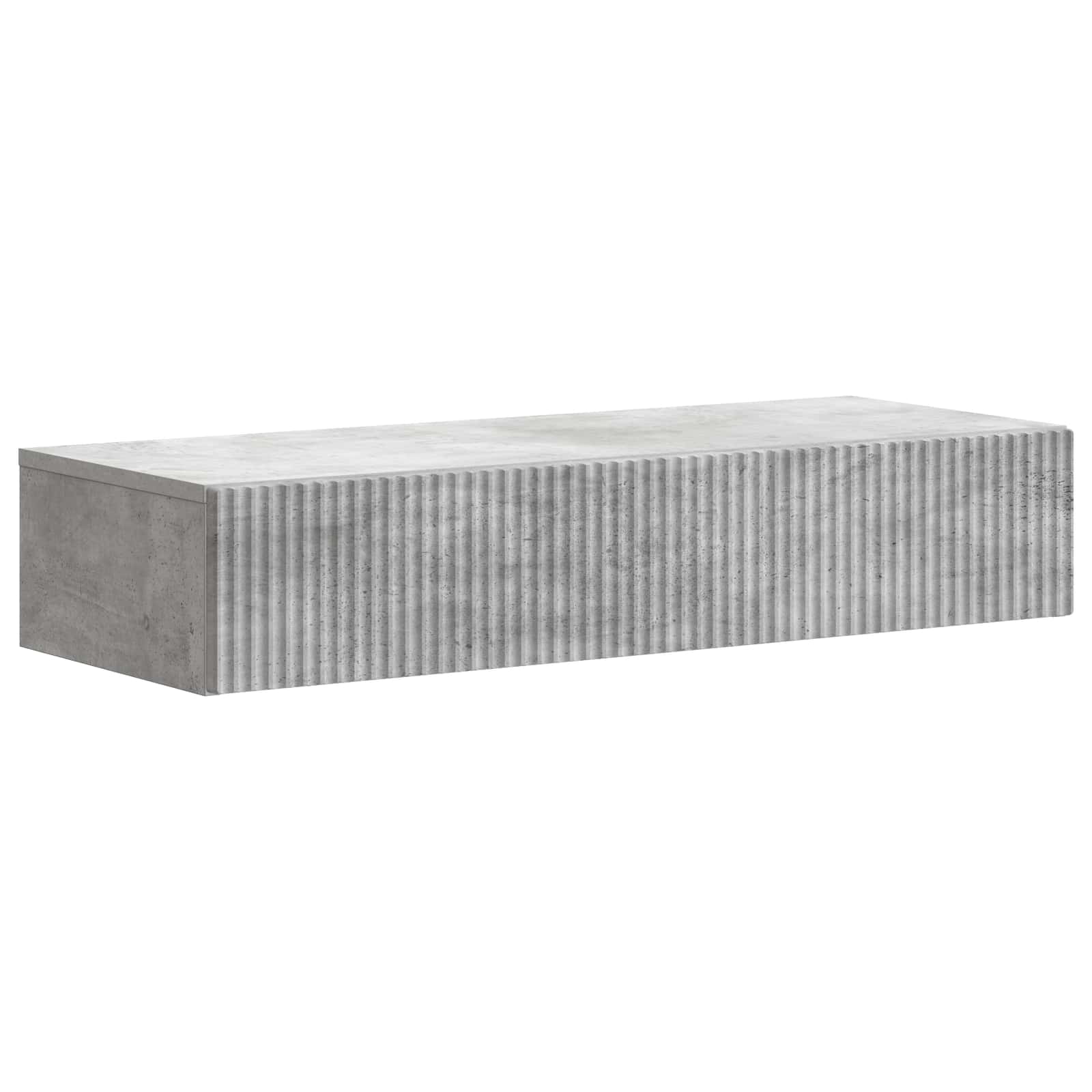Stolna montirana na zid Betonska siva 87,5 x 34,5 x 17 cm