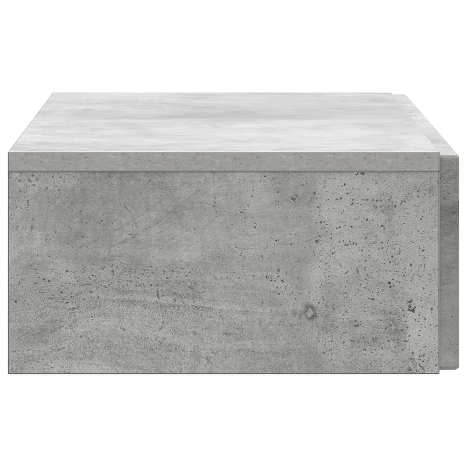 Stolna montirana na zid Betonska siva 87,5 x 34,5 x 17 cm