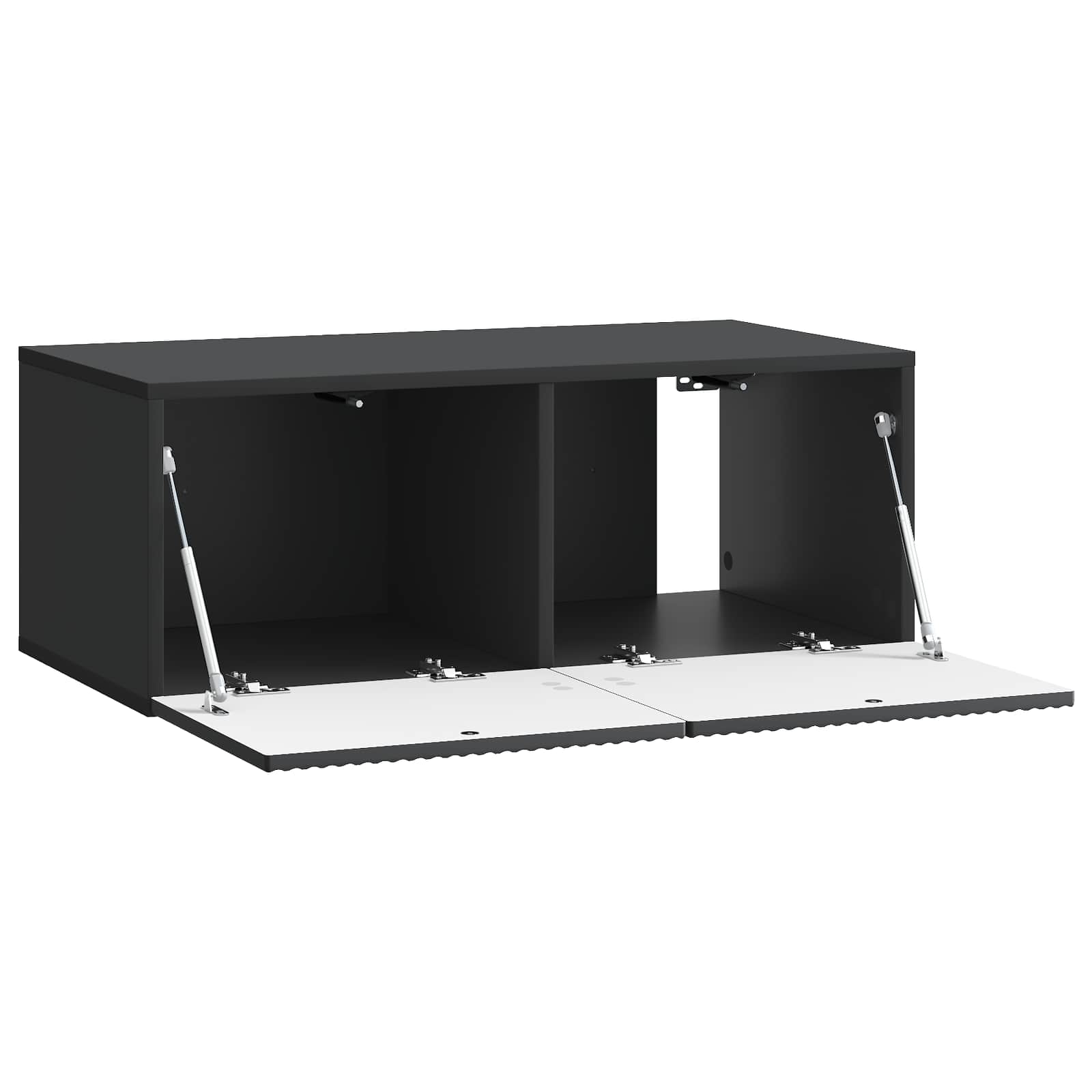 TV ormar za zid Zidne Crna 78,5 x 41 x 30 cm Konstruirano drvo