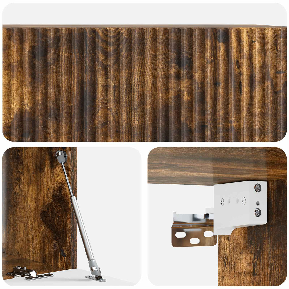 TV ormar za zid 78,5 x 41 x 30 cm Dimljeni hrast
