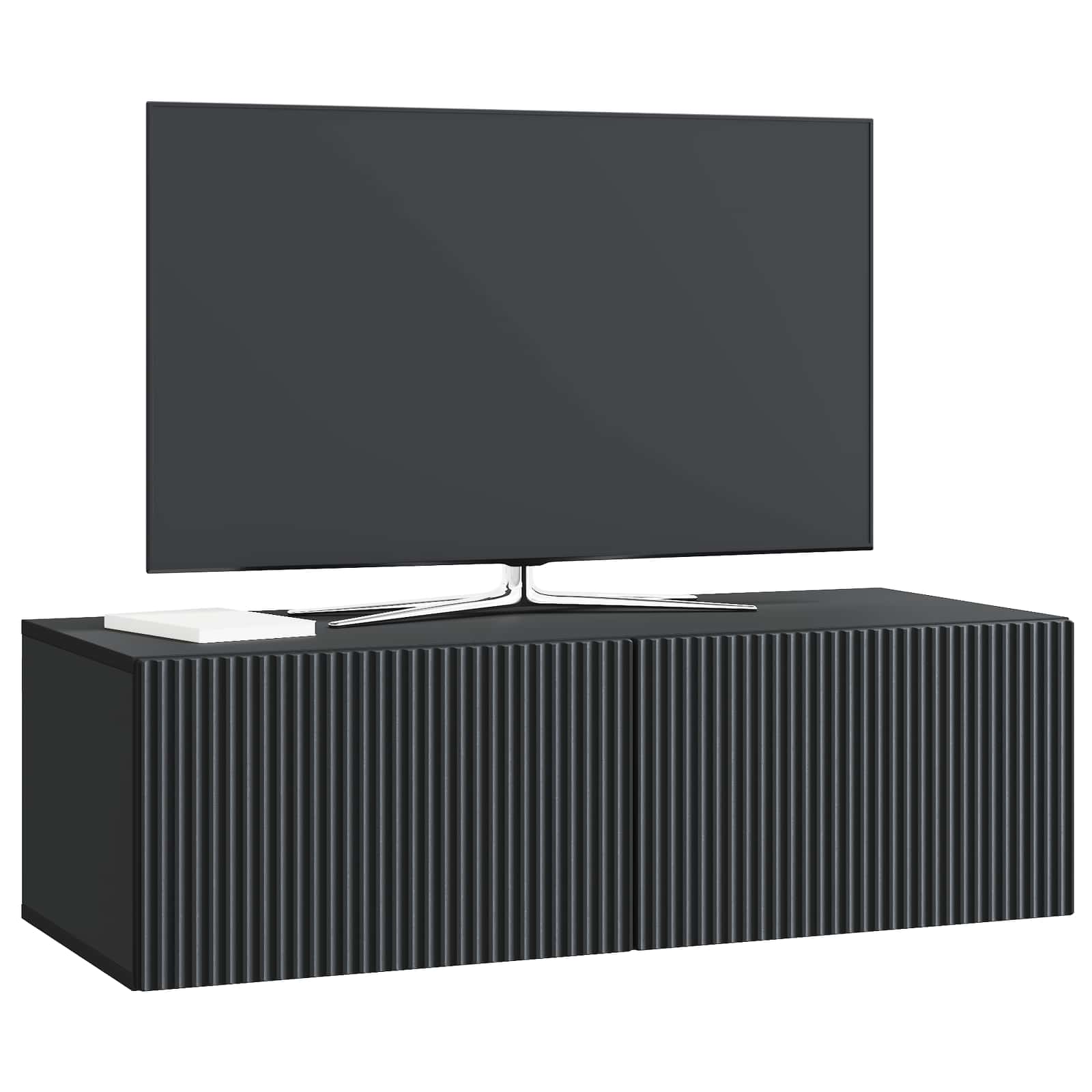 TV ormar za zid Zidne Crna 98 x 41 x 30 cm Konstruirano drvo
