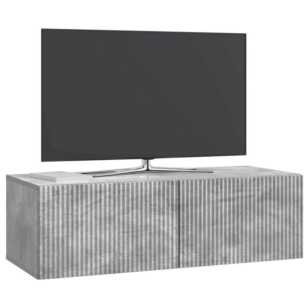 TV ormar za zid 98 x 41 x 30 cm Betonska siva Konstruirano drvo