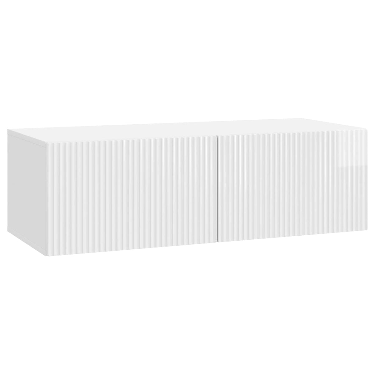 TV ormar za zid 98 x 41 x 30 cm Bijela visokog sjaja