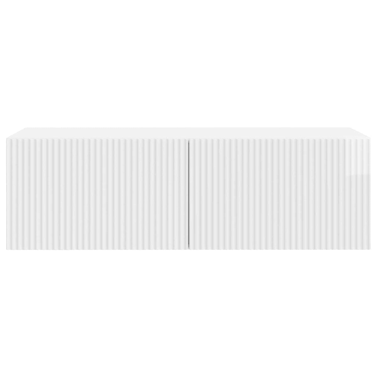 TV ormar za zid 98 x 41 x 30 cm Bijela visokog sjaja