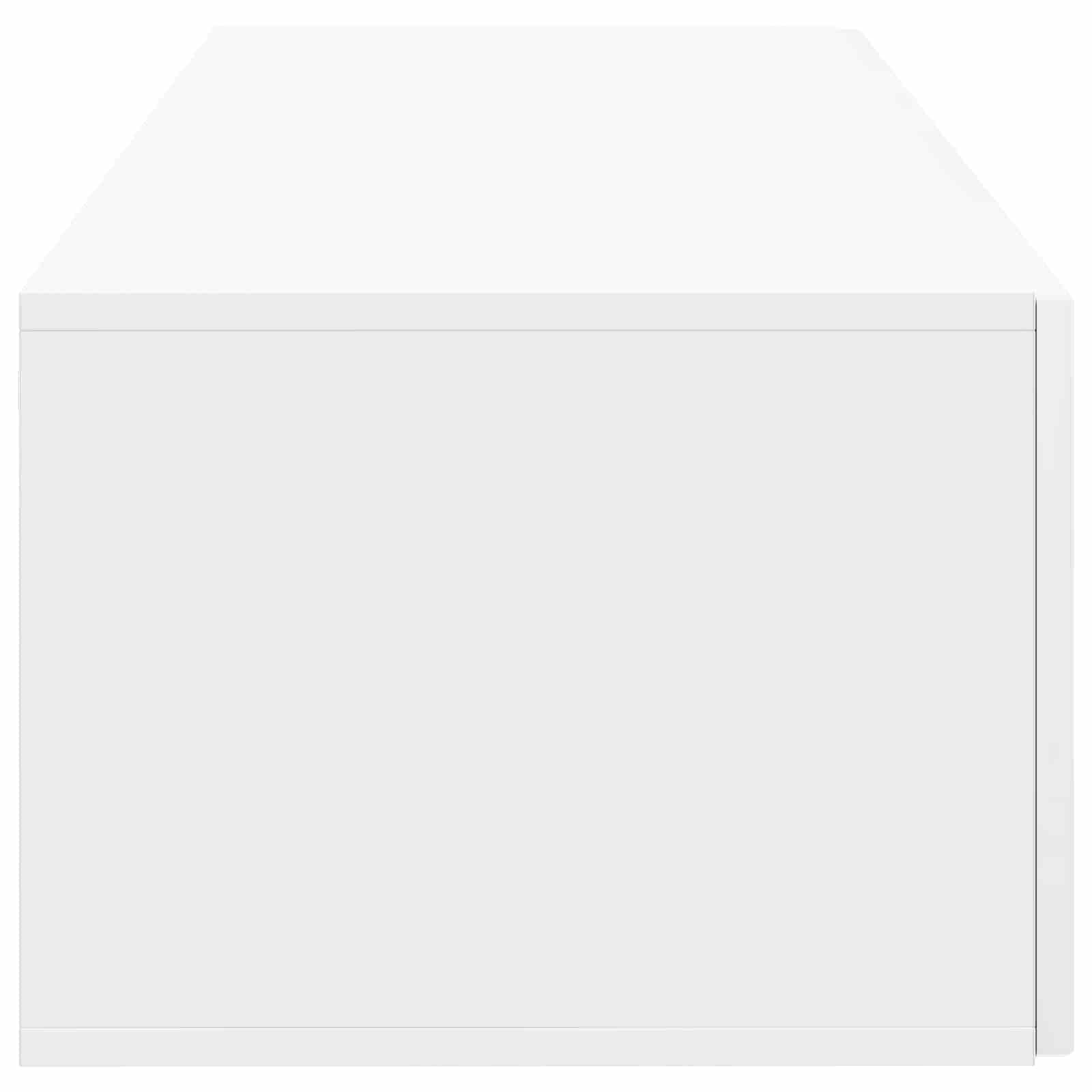 TV ormar za zid Zidne Bijela visokog sjaja 98 x 41 x 30 cm