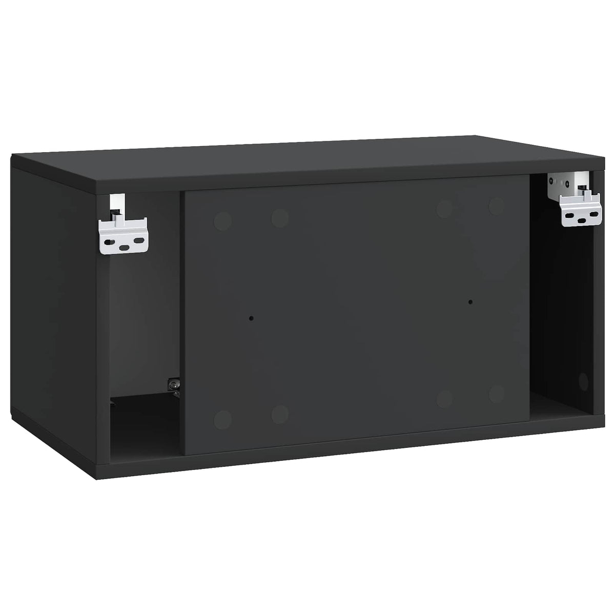 TV ormar za zid 59,5 x 31 x 30 cm Crna Konstruirano drvo