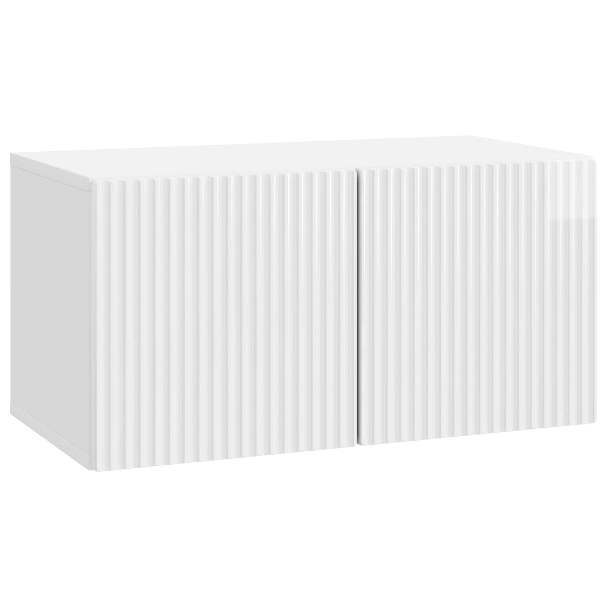 TV ormar za zid 59,5 x 31 x 30 cm Bijela visokog sjaja