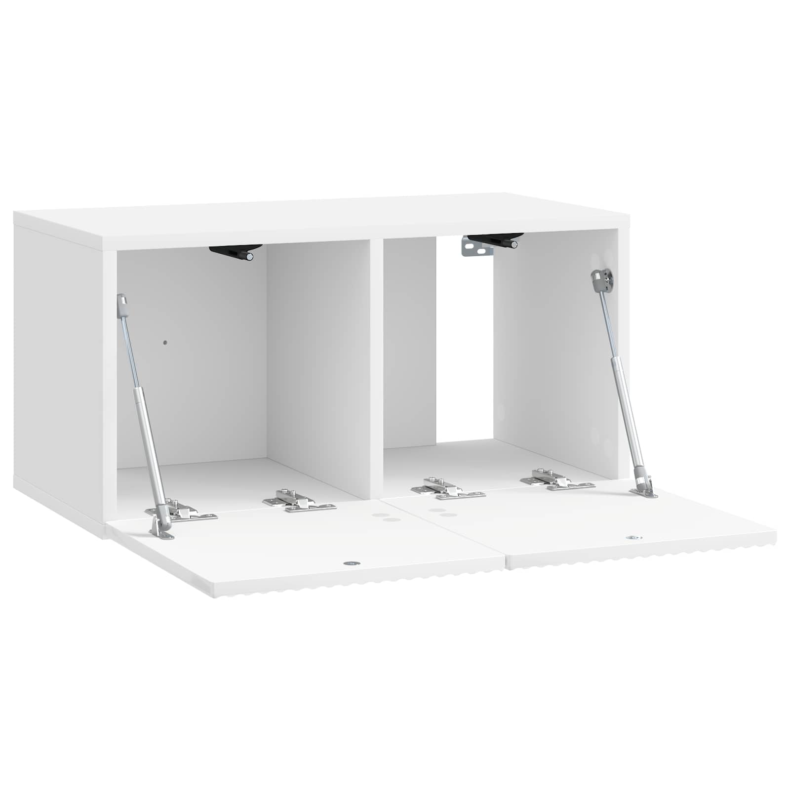 TV ormar za zid Zidne Bijela visokog sjaja 59,5 x 31 x 30 cm