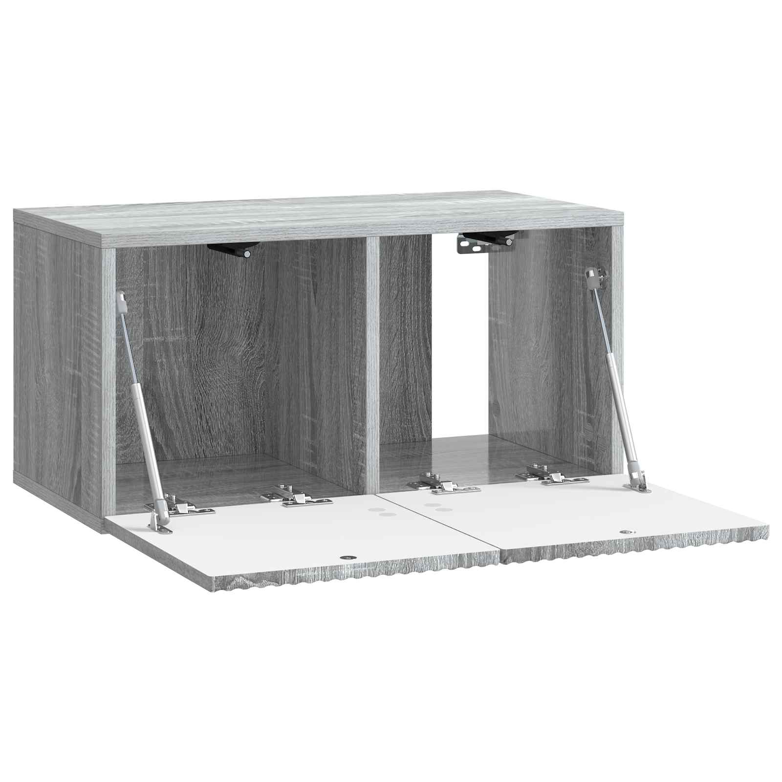 TV ormar za zid 59,5 x 31 x 30 cm Siva sonoma Konstruirano drvo