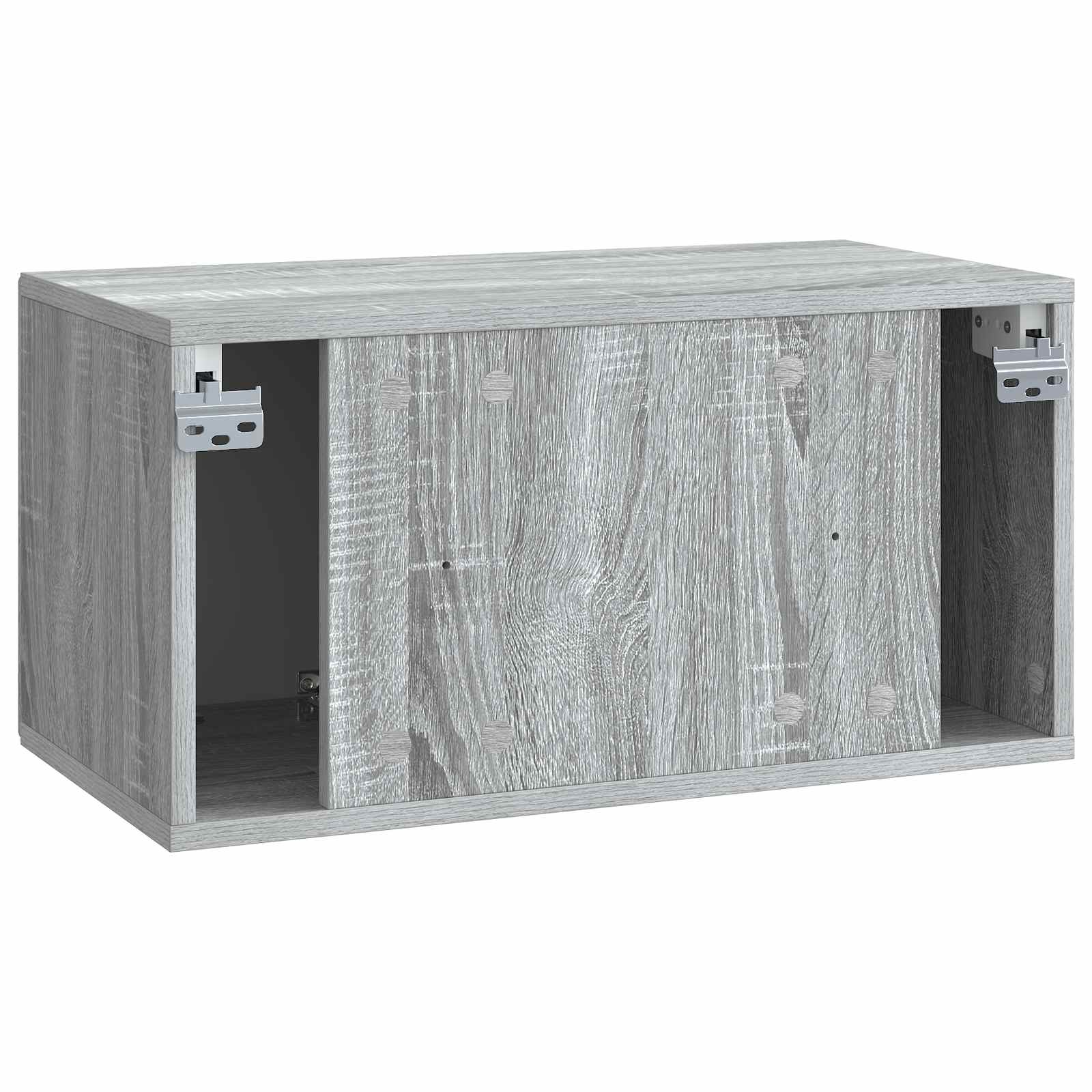TV ormar za zid 59,5 x 31 x 30 cm Siva sonoma Konstruirano drvo