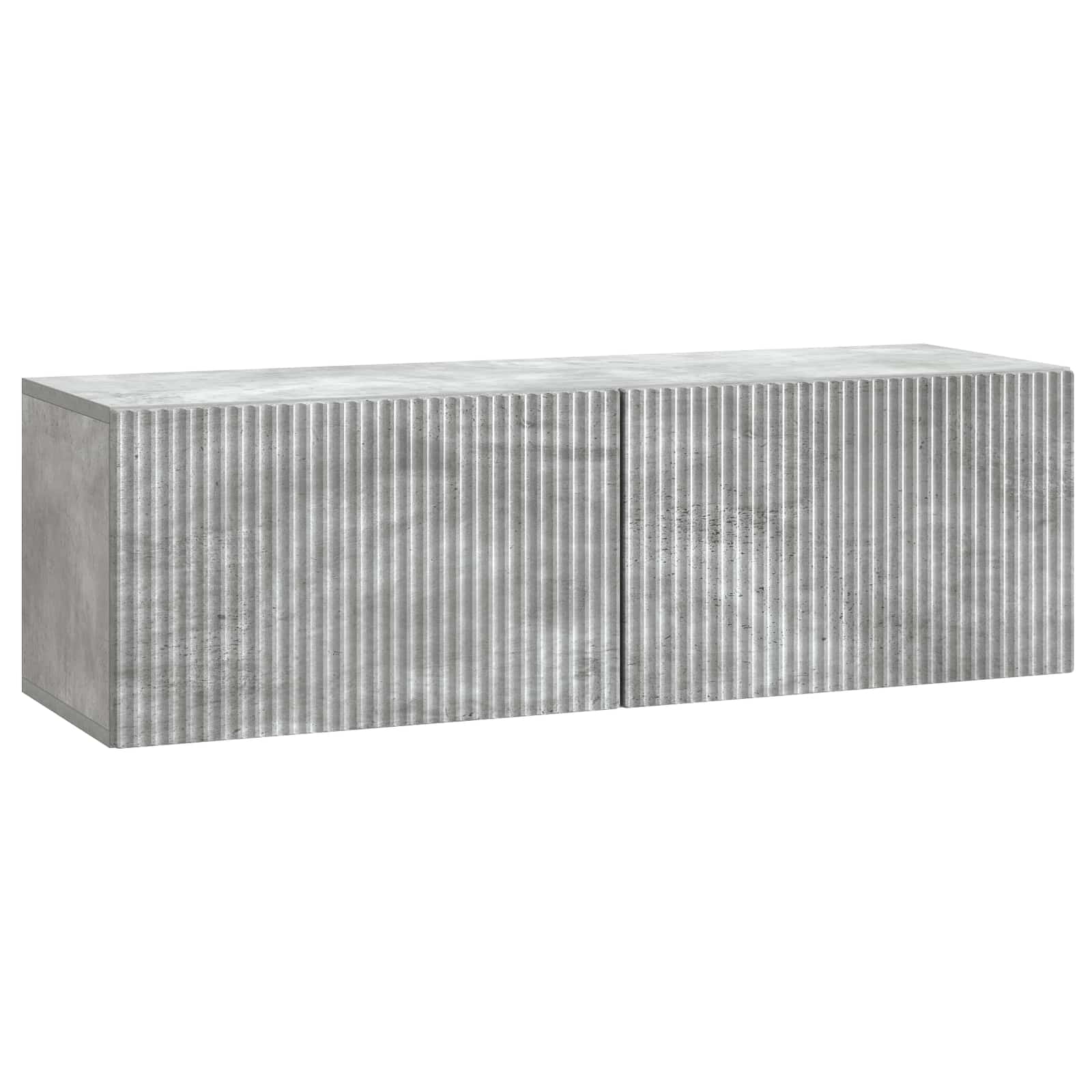 TV ormar za zid Betonska siva 98 x 31 x 30 cm Konstruirano drvo