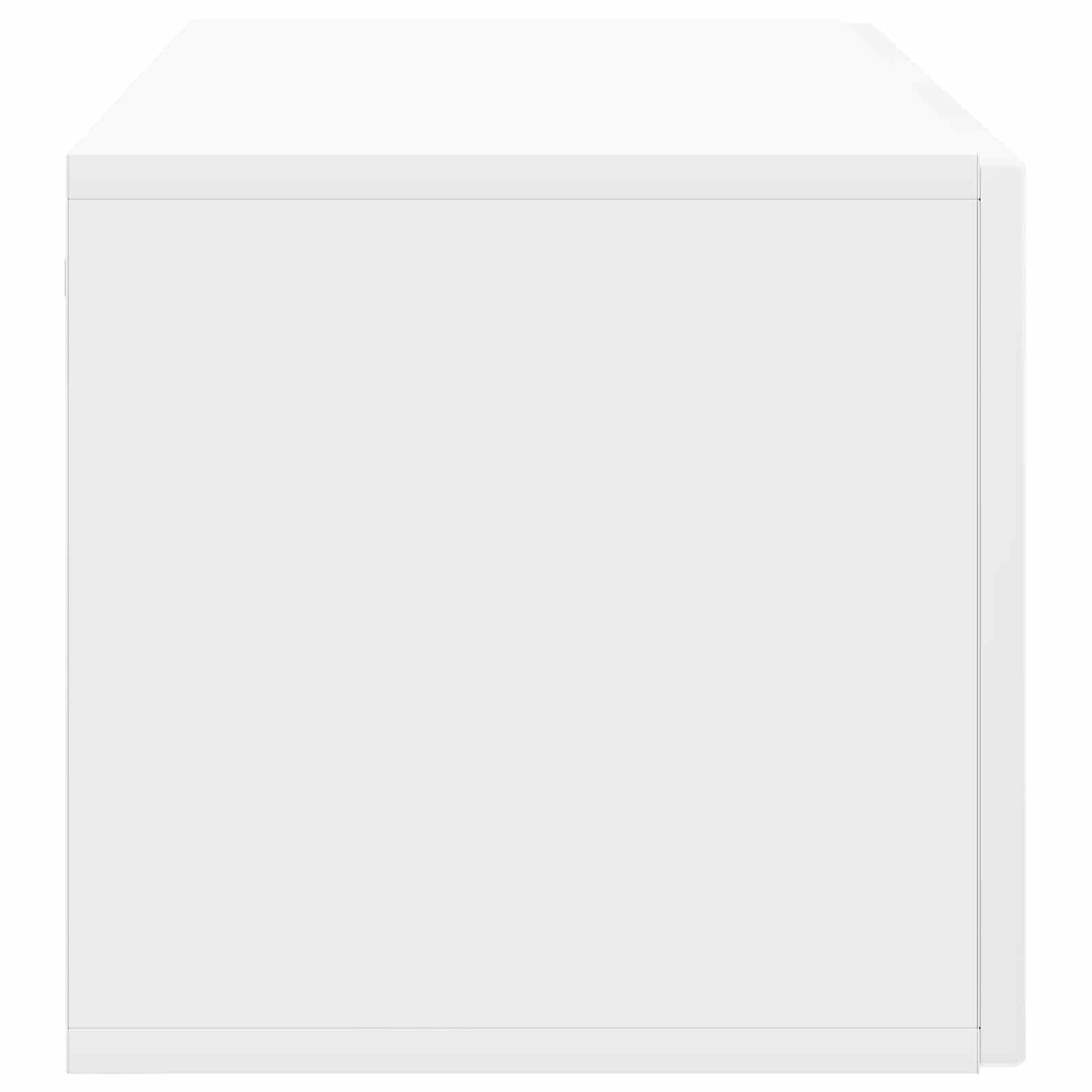 TV ormar za zid Zidne Bijela visokog sjaja 98 x 31 x 30 cm