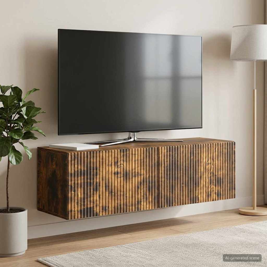 TV ormar za zid Zidne Dimljeni hrast 98 x 31 x 30 cm
