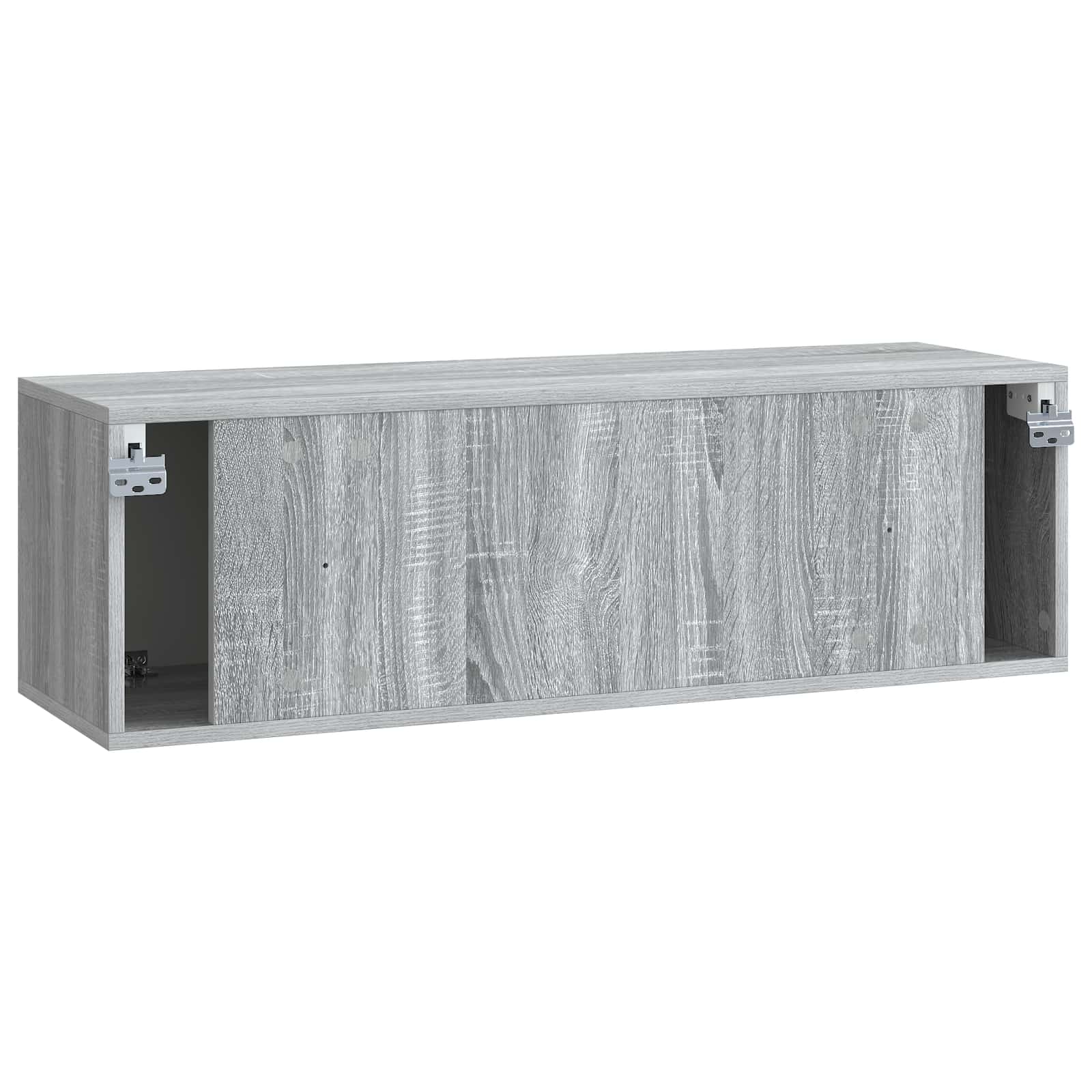 TV ormar za zid Siva sonoma 98 x 31 x 30 cm Konstruirano drvo