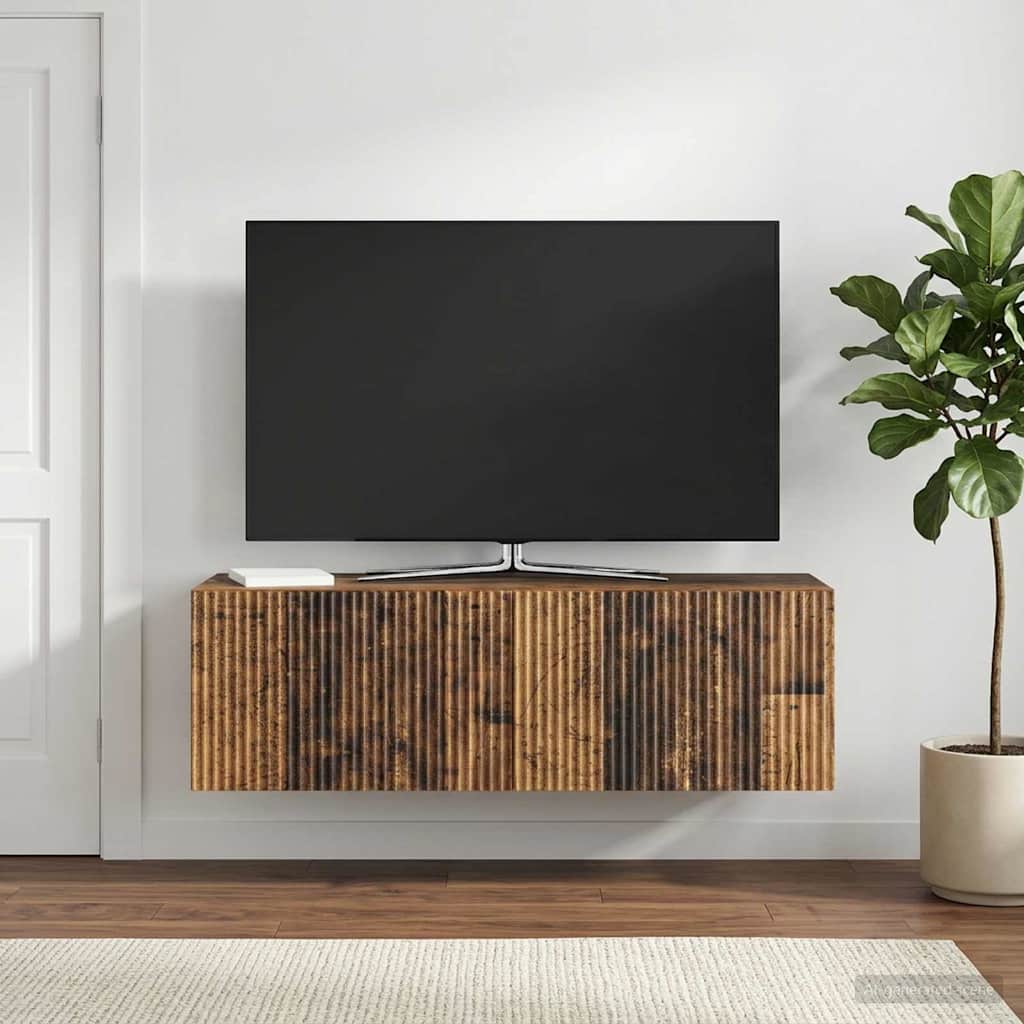 TV ormar za zid 98 x 31 x 30 cm Staro drvo Konstruirano drvo