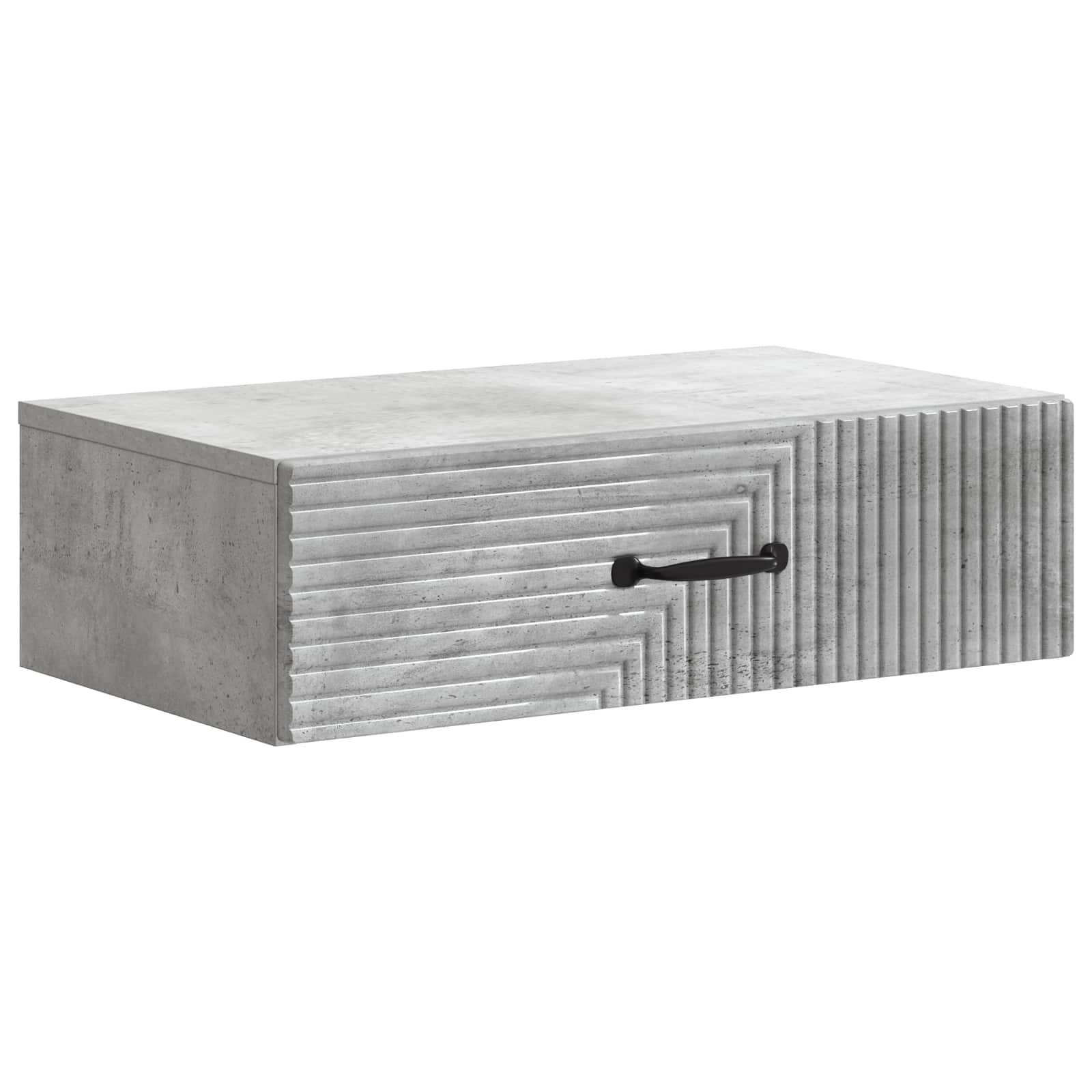 Stolna montirana na zid Betonska siva 59 x 34,5 x 17 cm
