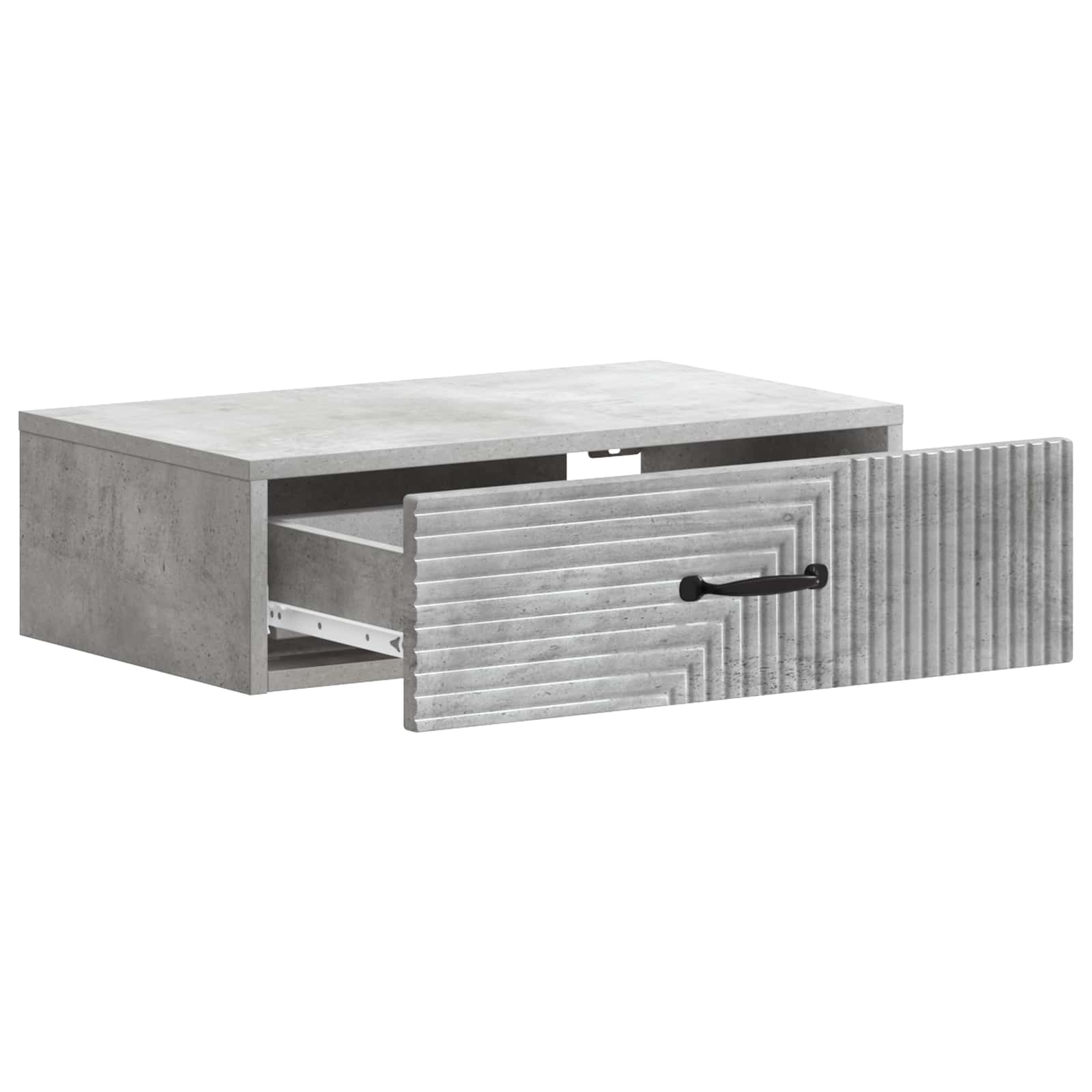 Stolna montirana na zid Betonska siva 59 x 34,5 x 17 cm