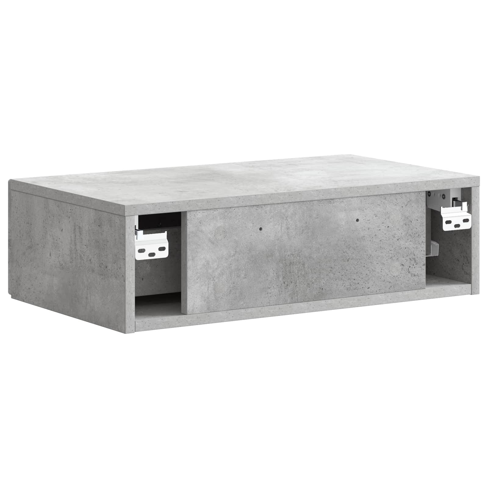 Stolna montirana na zid Betonska siva 59 x 34,5 x 17 cm