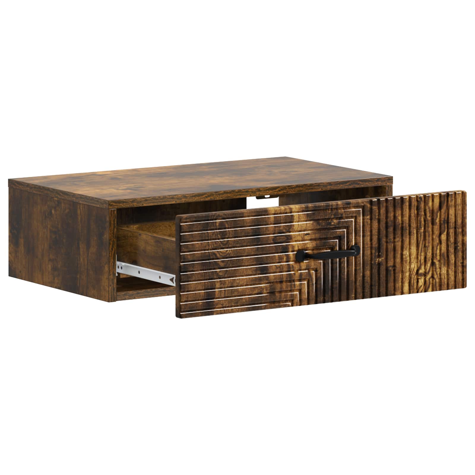 Stolna montirana na zid Dimljeni hrast 59 x 34,5 x 17 cm