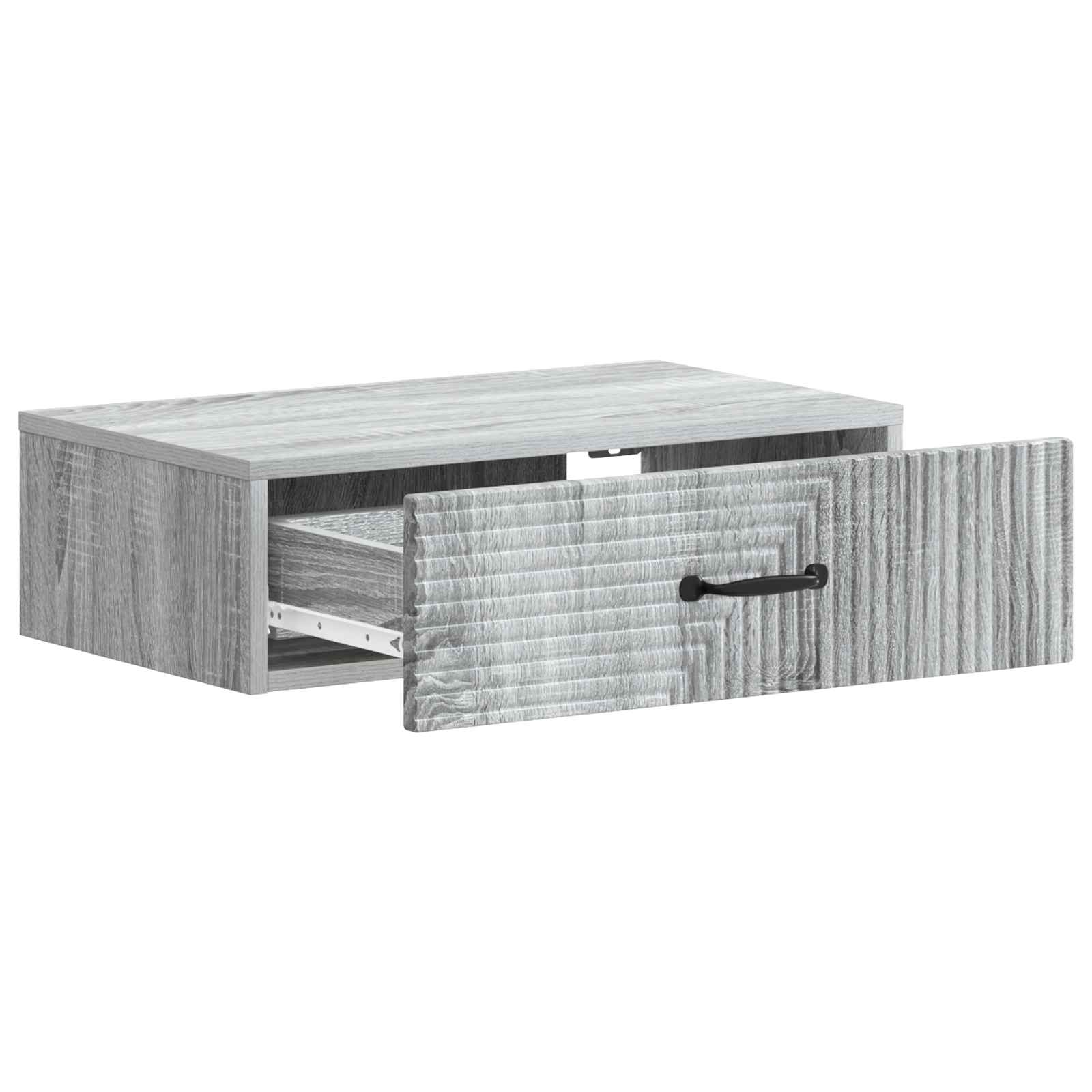 Stolna montirana na zid Siva sonoma 59 x 34,5 x 17 cm