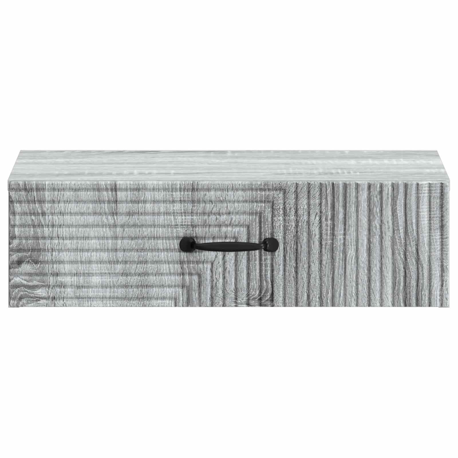 Stolna montirana na zid Siva sonoma 59 x 34,5 x 17 cm