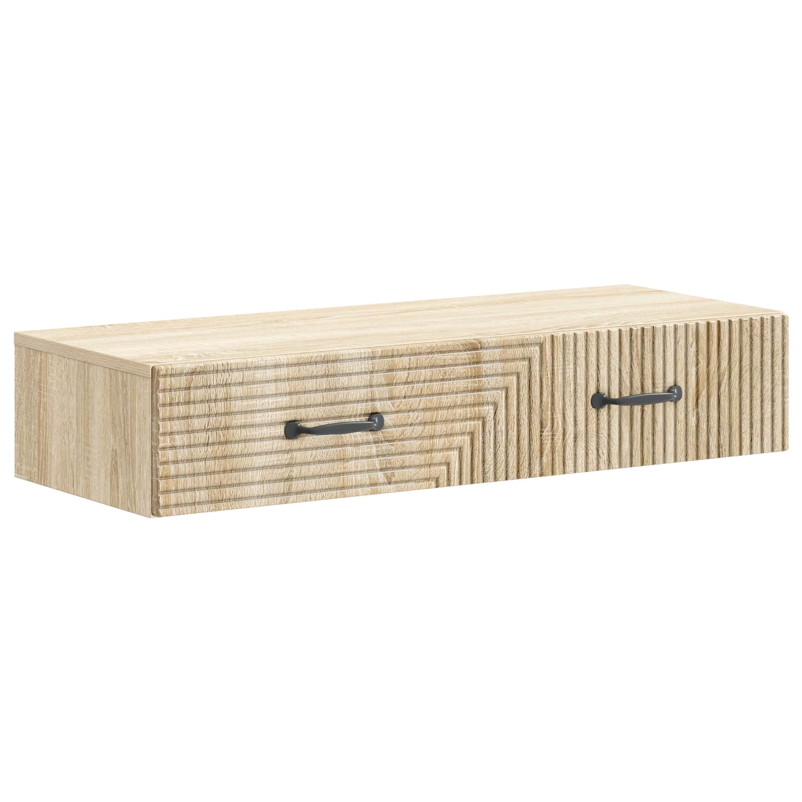 Stolna montirana na zid Hrast sonoma 87,5 x 34,5 x 17 cm