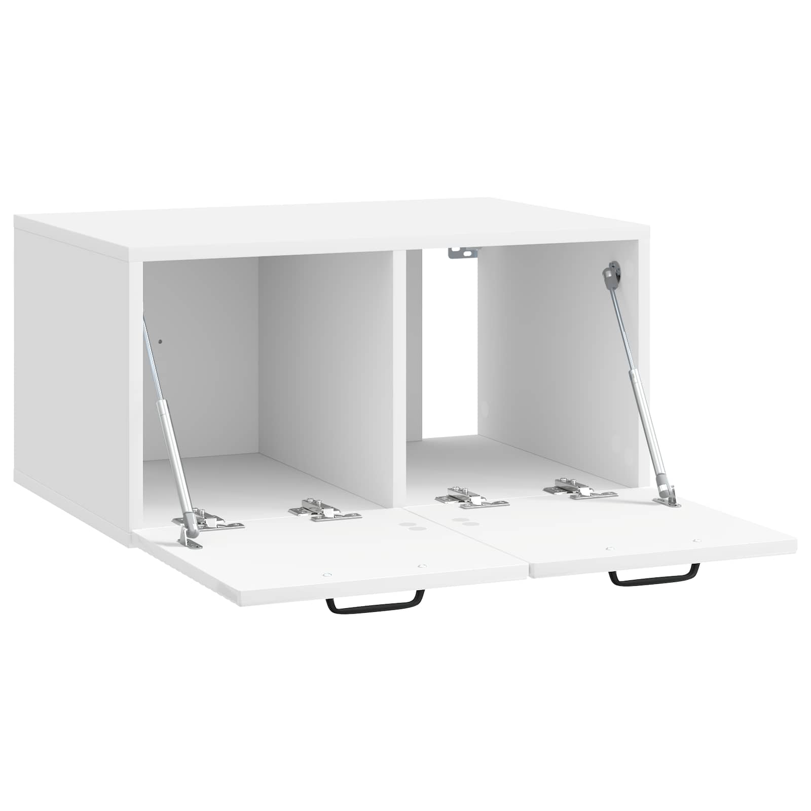 TV ormar za zid Zidne Bijela visokog sjaja 59,5 x 41 x 30 cm