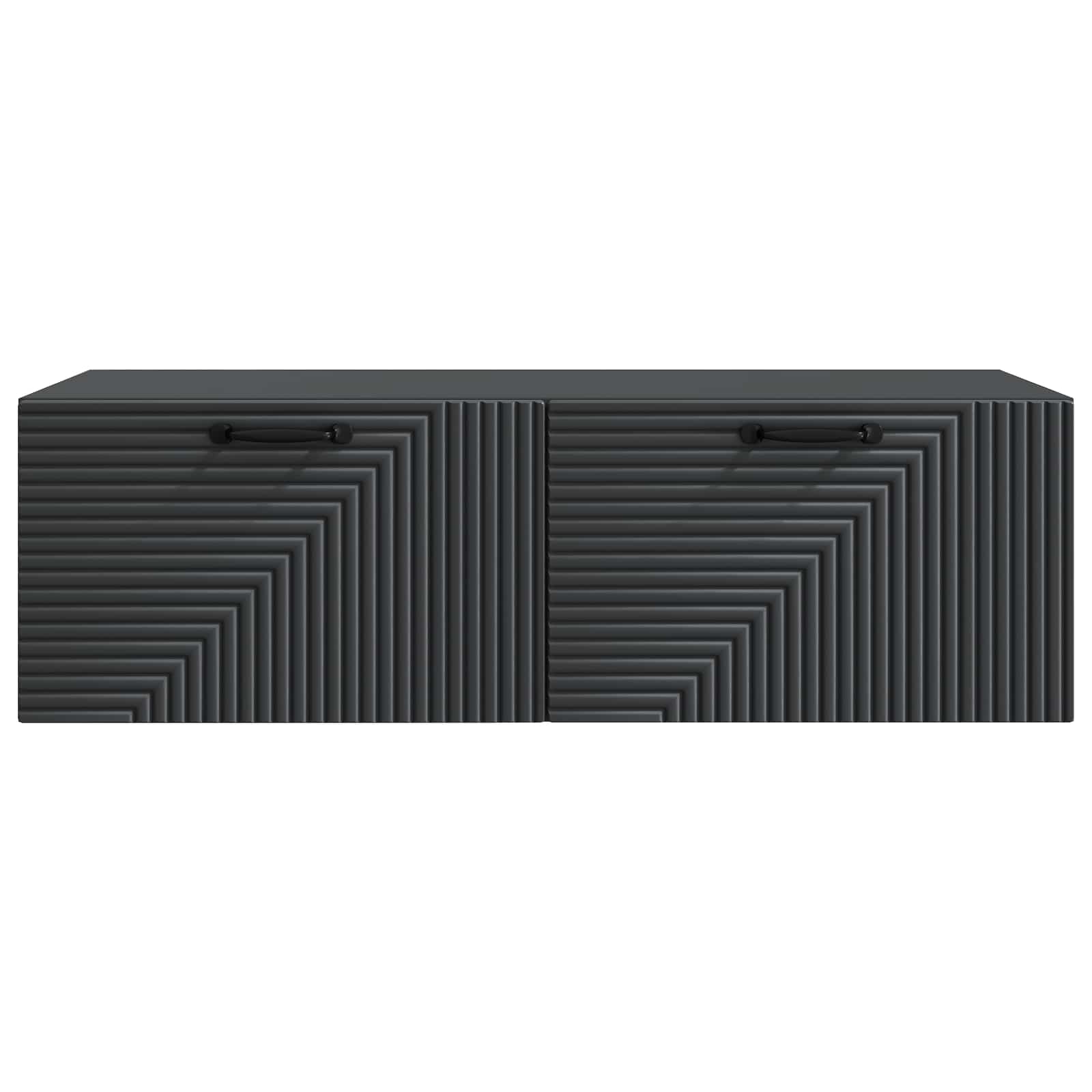 TV ormar za zid Zidne Crna 98 x 41 x 30 cm Konstruirano drvo