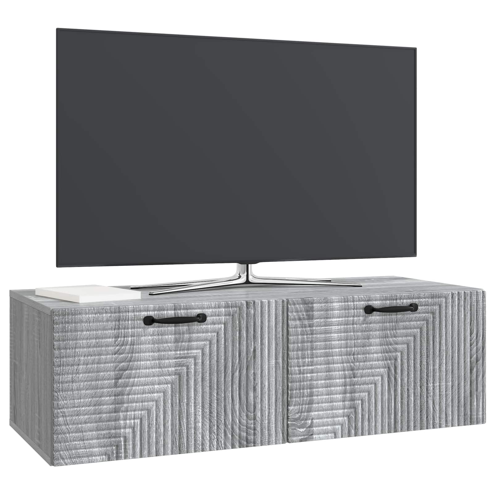 TV ormar za zid Siva sonoma 98 x 41 x 30 cm Konstruirano drvo